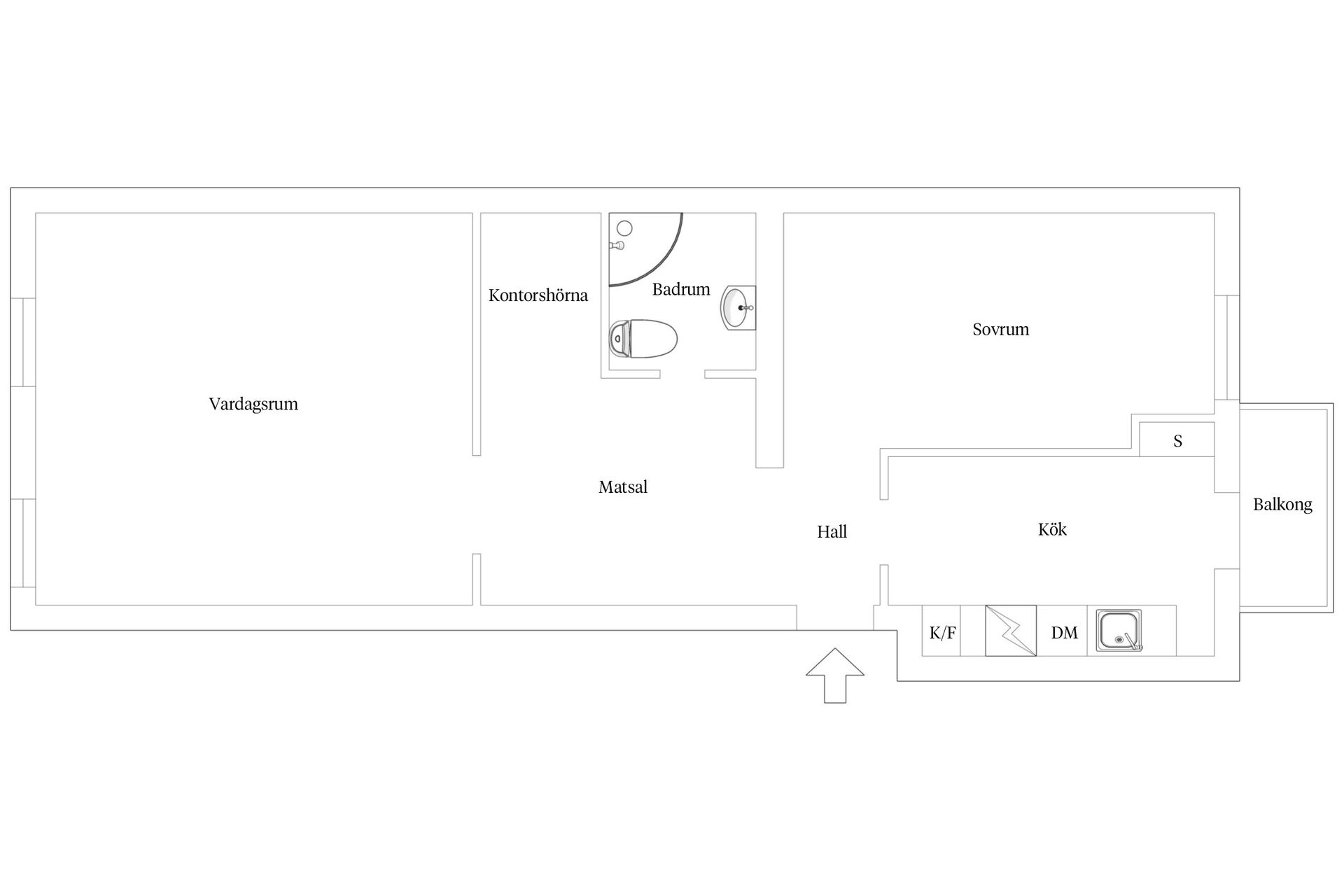 Bostadsrätt, Regementsgatan 9, Ribersborg, Malmö