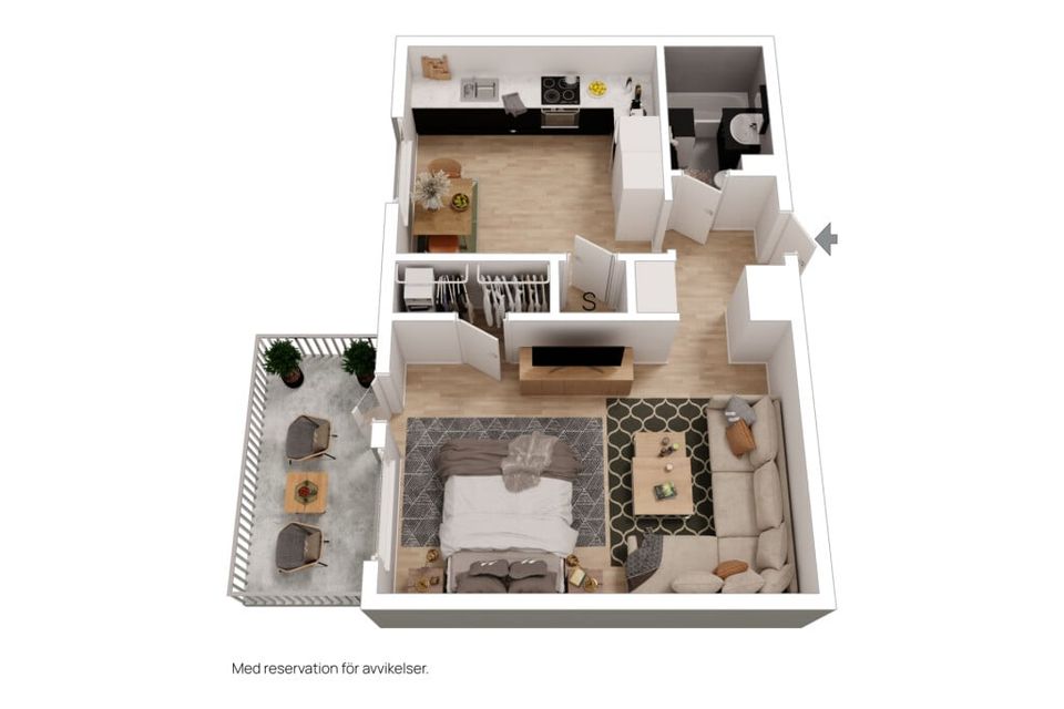 Bostadsrätt, Furuhällsgatan 18A, Högberget, Ludvika