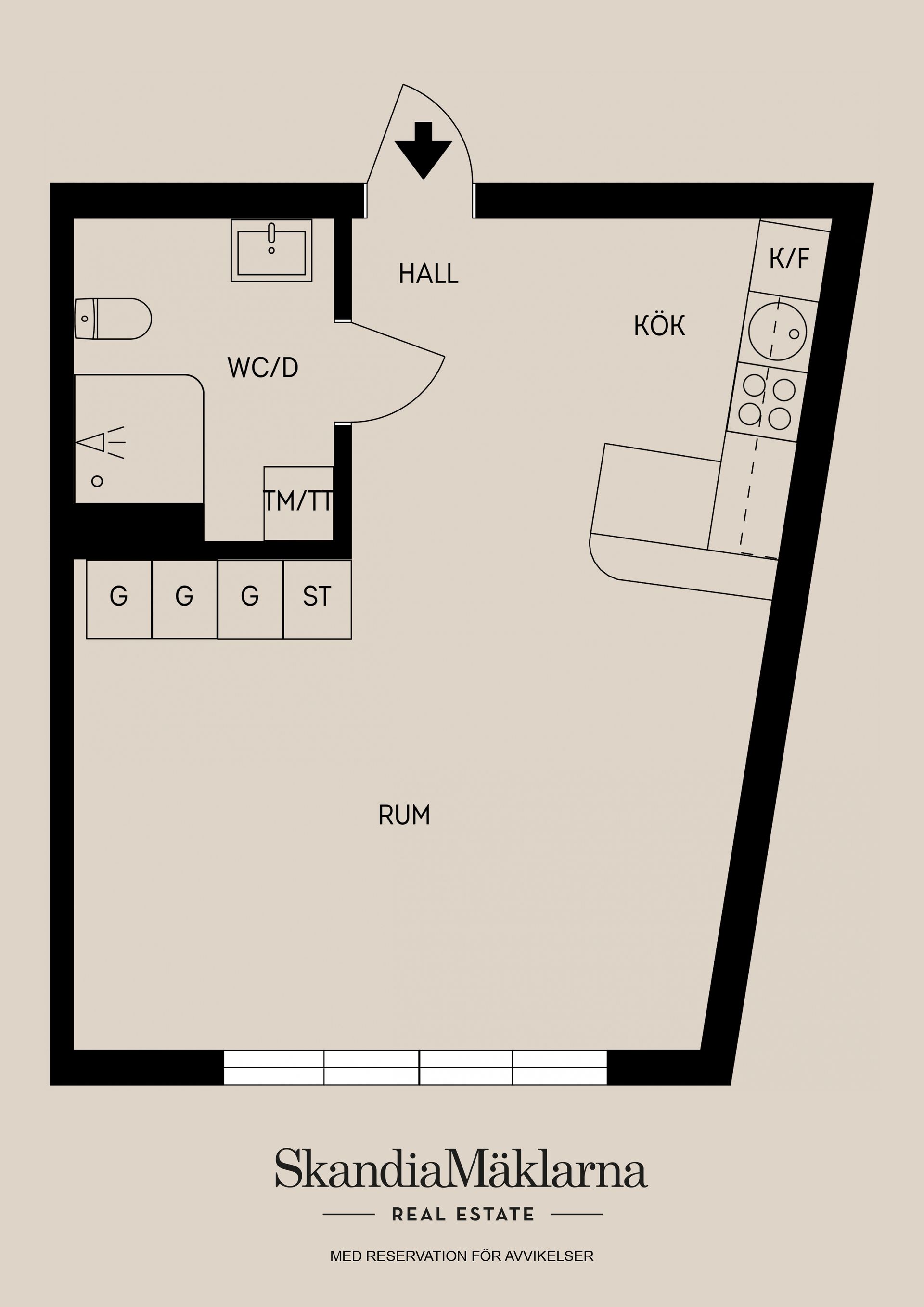 Bostadsrätt, Dag Hammarskjölds väg 15C, Kåbo, Uppsala