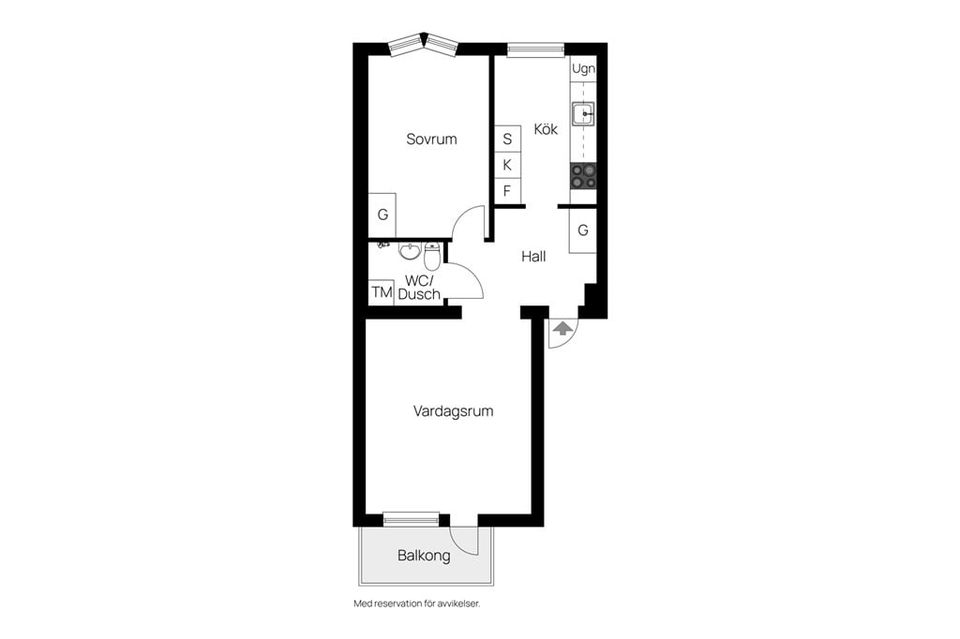 Bostadsrätt, Smedstugugatan 10 B, Haga, Norrköping