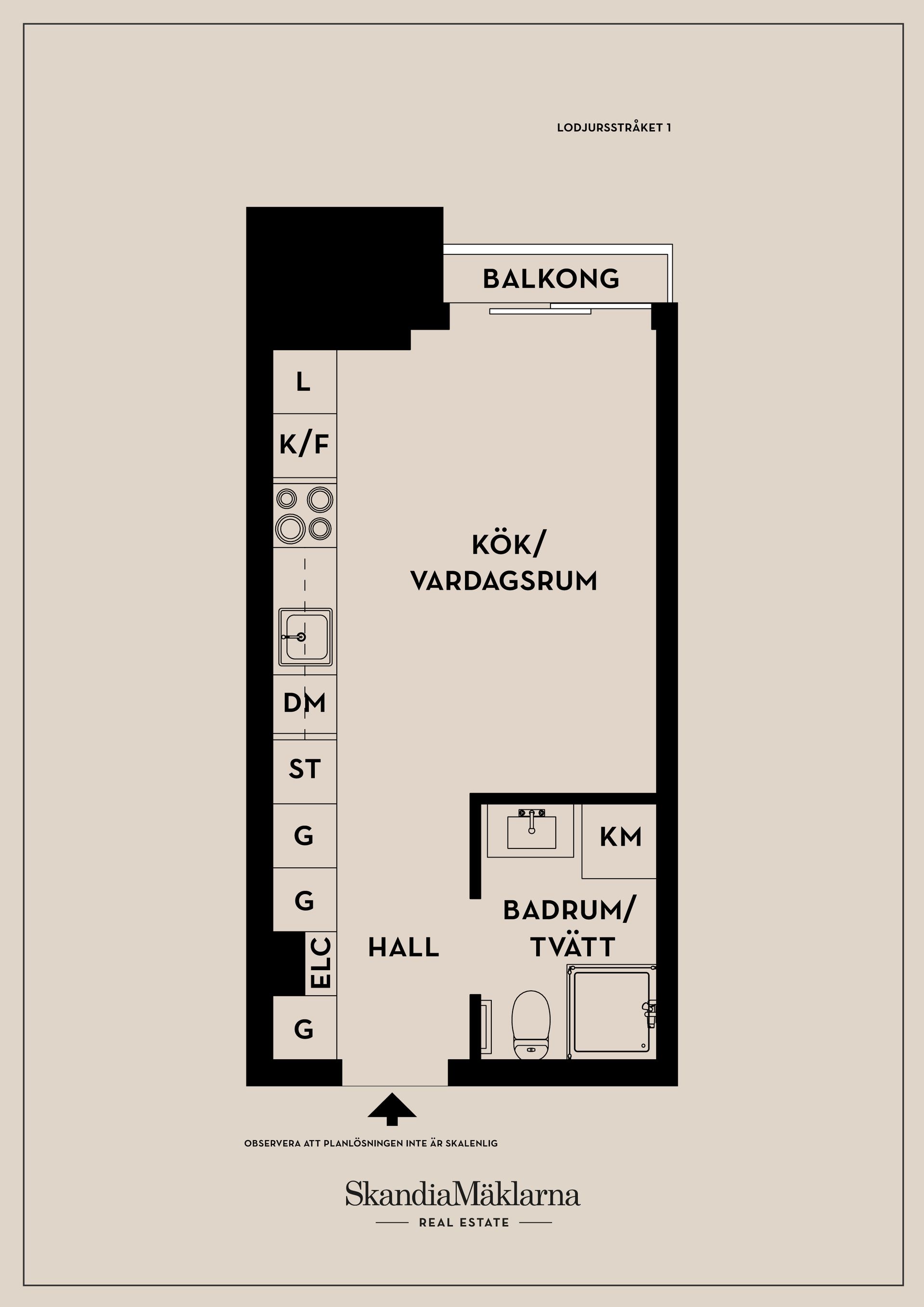 Bostadsrätt, Lodjursstråket 1, Lindholmen, Göteborg