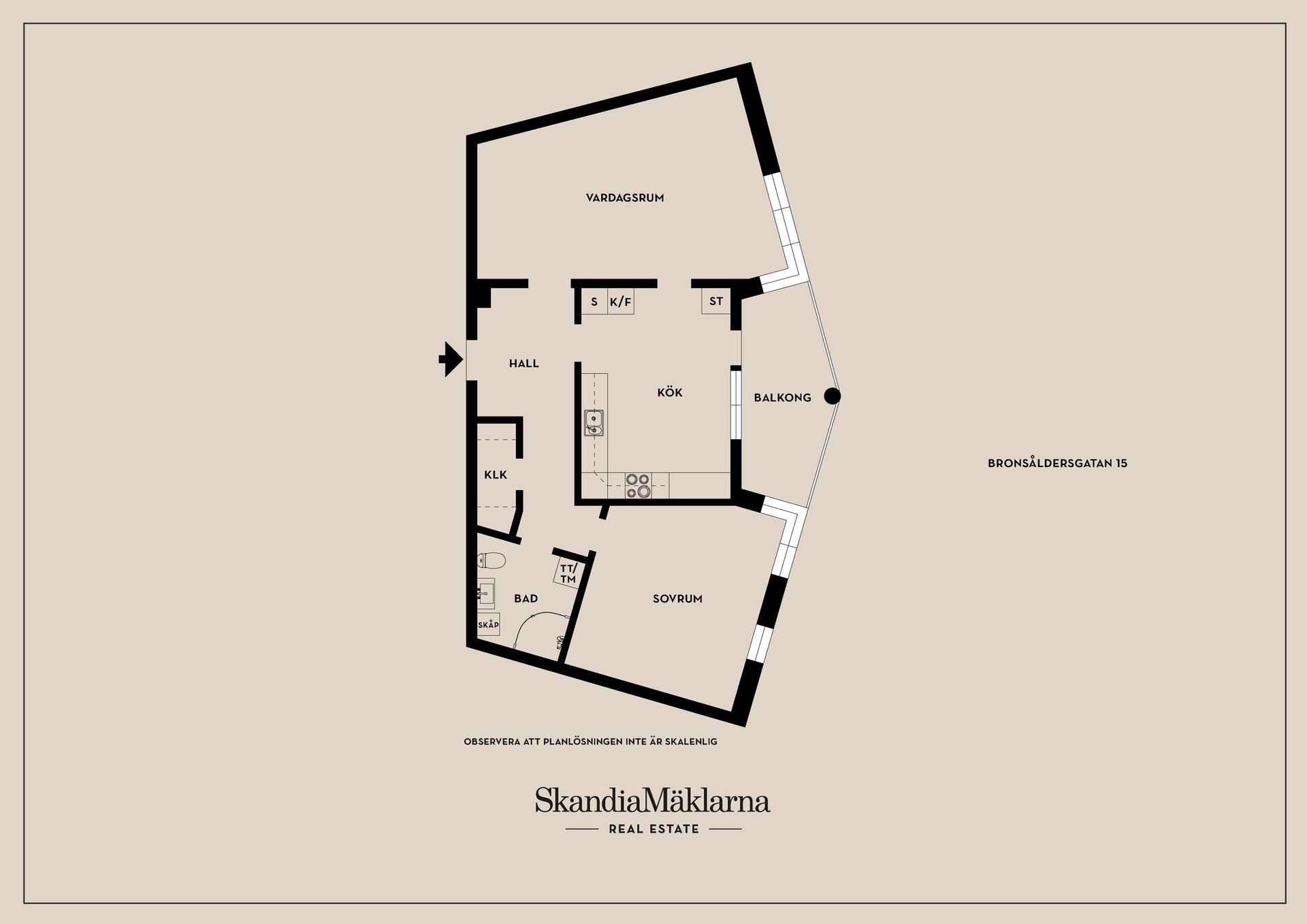 Bostadsrätt, Bronsåldersgatan 15, Ullstämma, Linköping