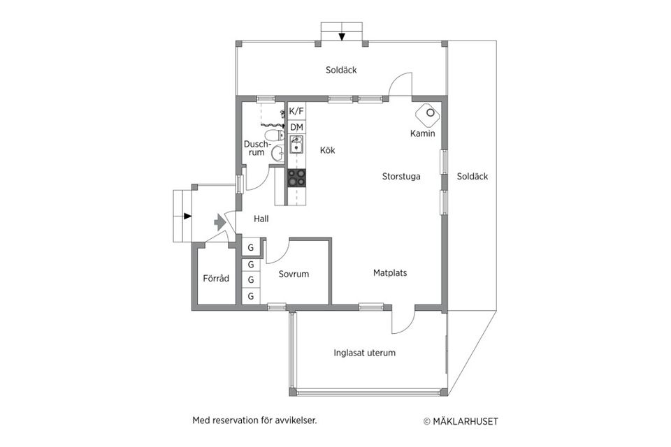 Fritidshus, Moningssand Bergvägen 8, Moningssand, Nordanstig