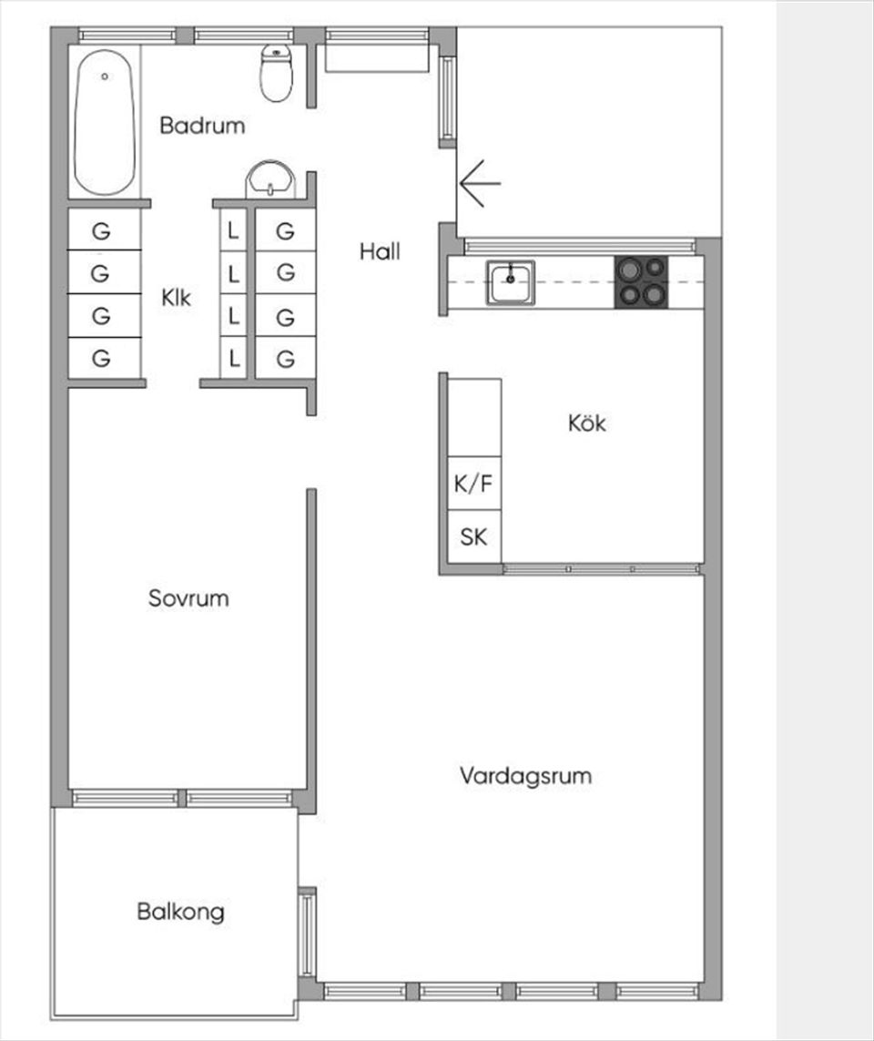Bostadsrätt, Svängrumsgatan 30, Flatås, Göteborg