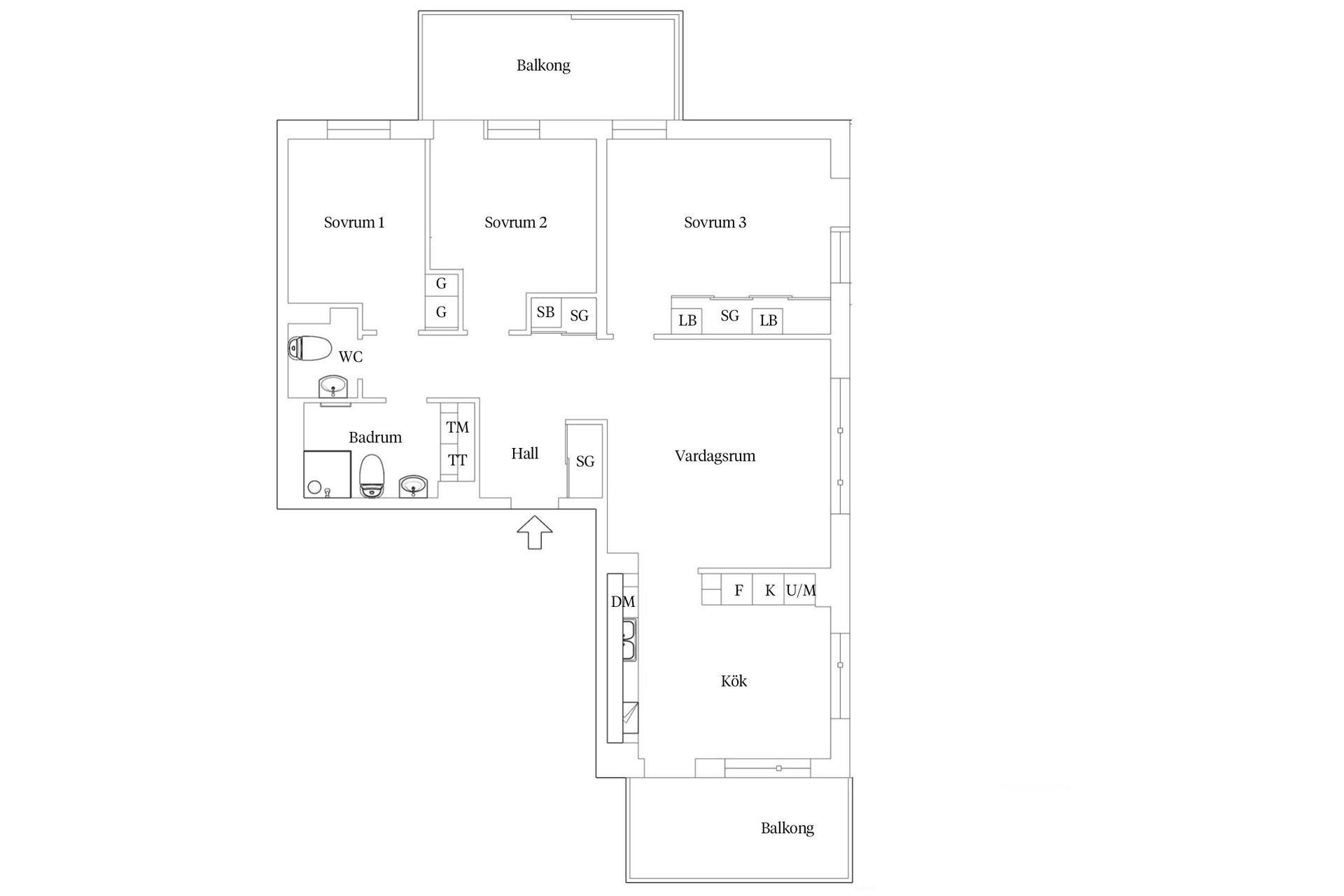 Bostadsrätt, Tappvägen 31F, 8/8 tr, Bromma - Annedal, Stockholm