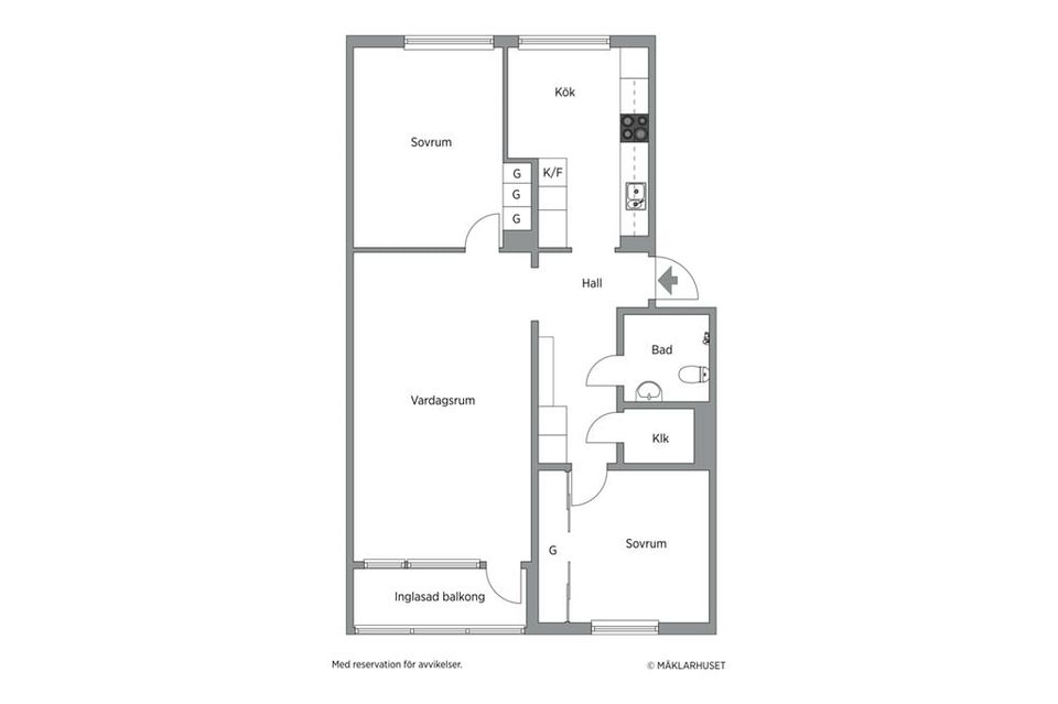 Bostadsrätt, Svartå Bangata 10 A, Centralt / Väster, Örebro