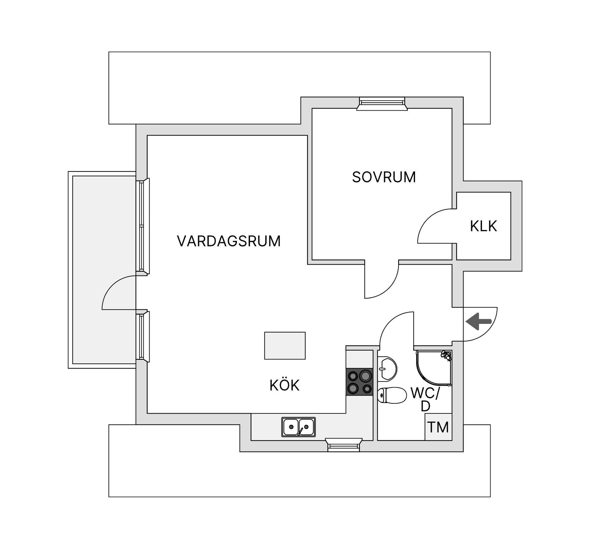 Bostadsrätt, Rådmansgatan 3, Frösön, Östersund