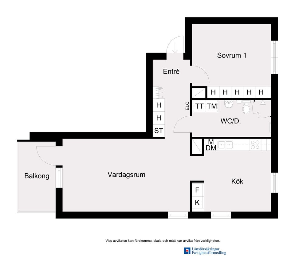 Bostadsrätt, Holmvägen 22C, Centralt, Upplands Väsby