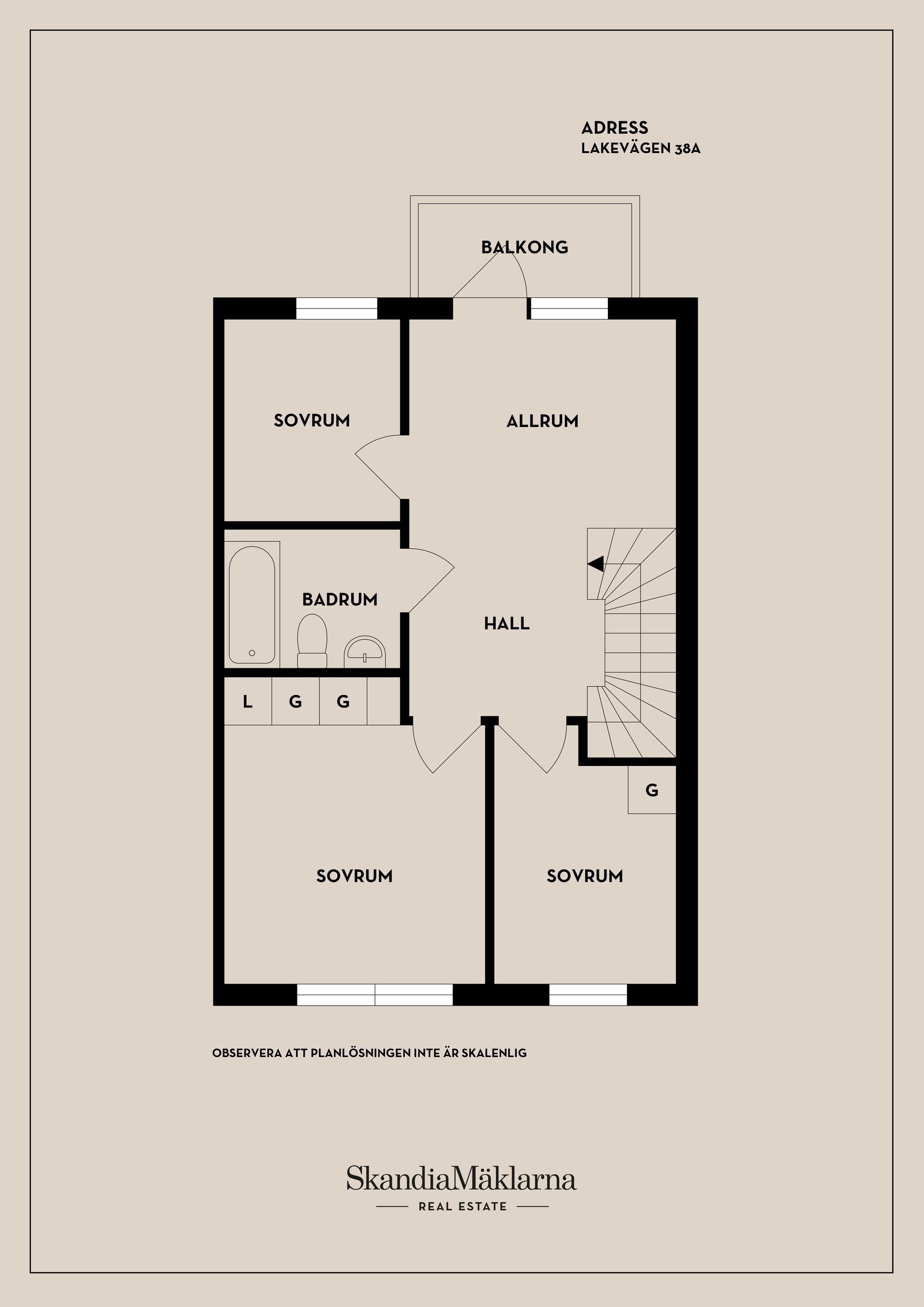 Radhus, Lakevägen 38A, Ekeby Almby, Örebro