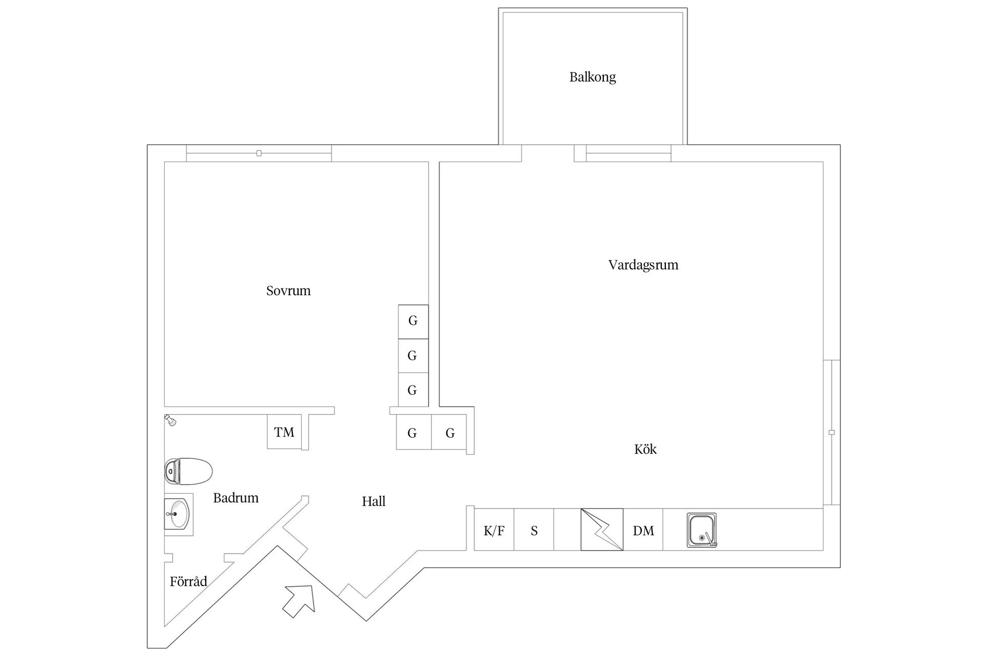 Bostadsrätt, Krokslättsgatan 3B, Krokslätt, Mölndal