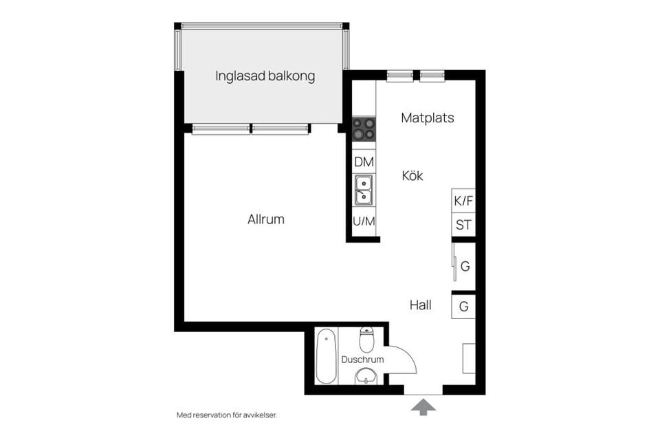 Bostadsrätt, Knektvägen 1, Kungsängens centrum, Upplands-Bro