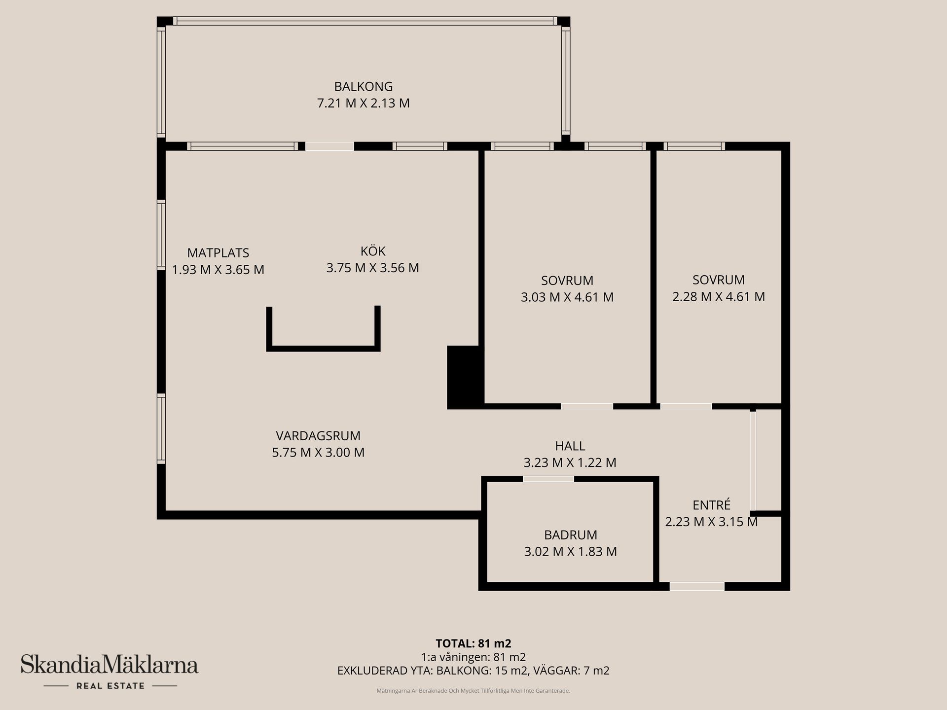 Bostadsrätt, Kanalgatan 19, 29131 Kristianstad, Centrum, Kristianstad