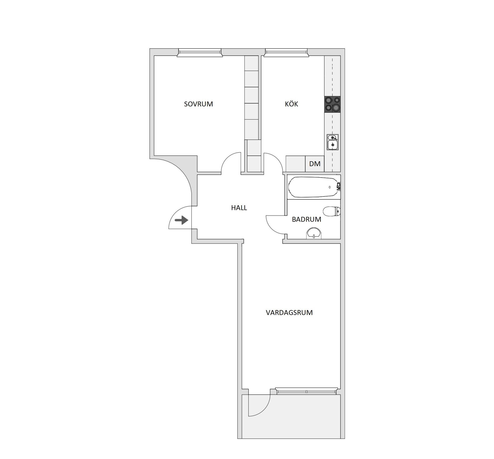 Bostadsrätt, Myntgatan 67, Moröhöjden, Skellefteå