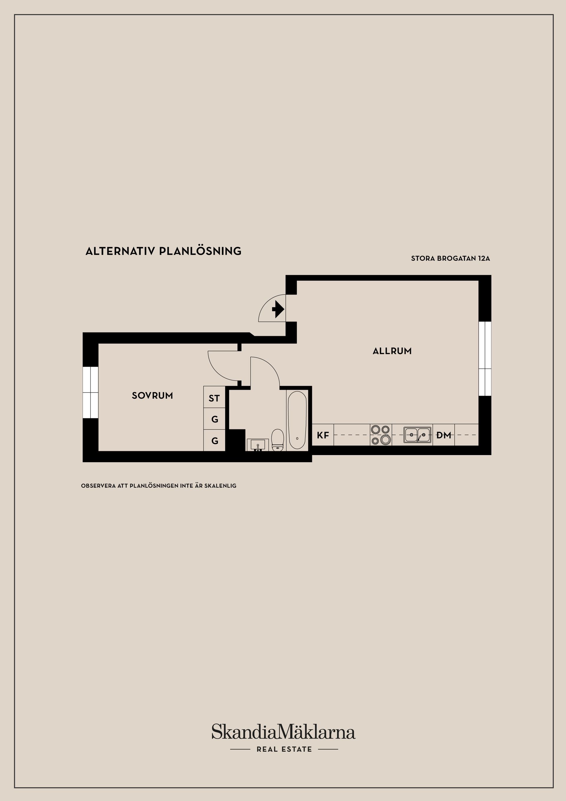 Bostadsrätt, Stora Brogatan 12A, Centrala Norrtälje, Norrtälje