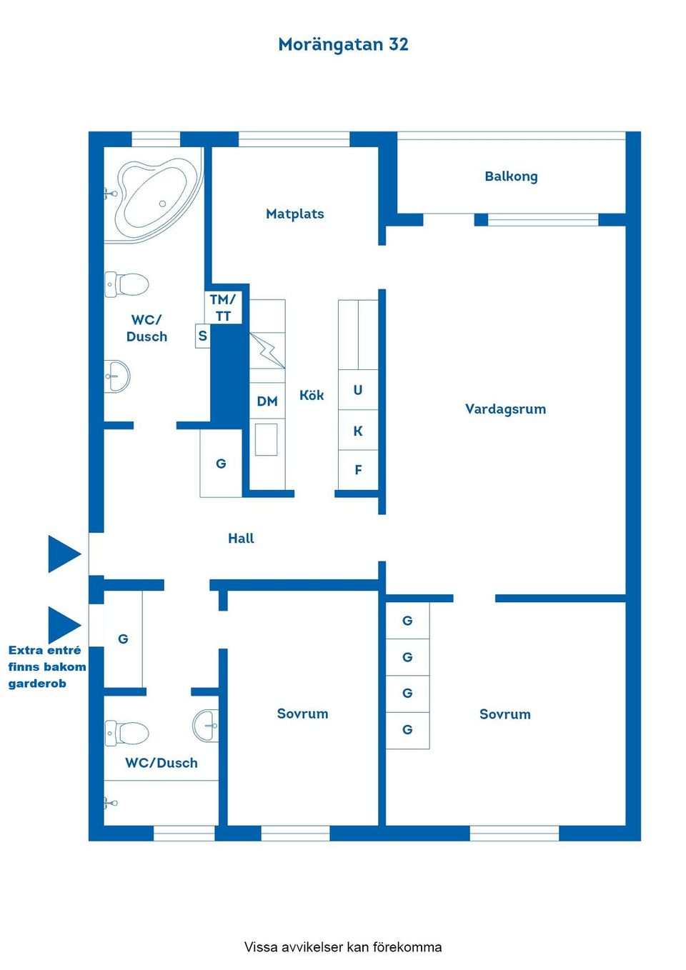 Bostadsrätt, Morängatan 32, Vilbergen, Norrköping