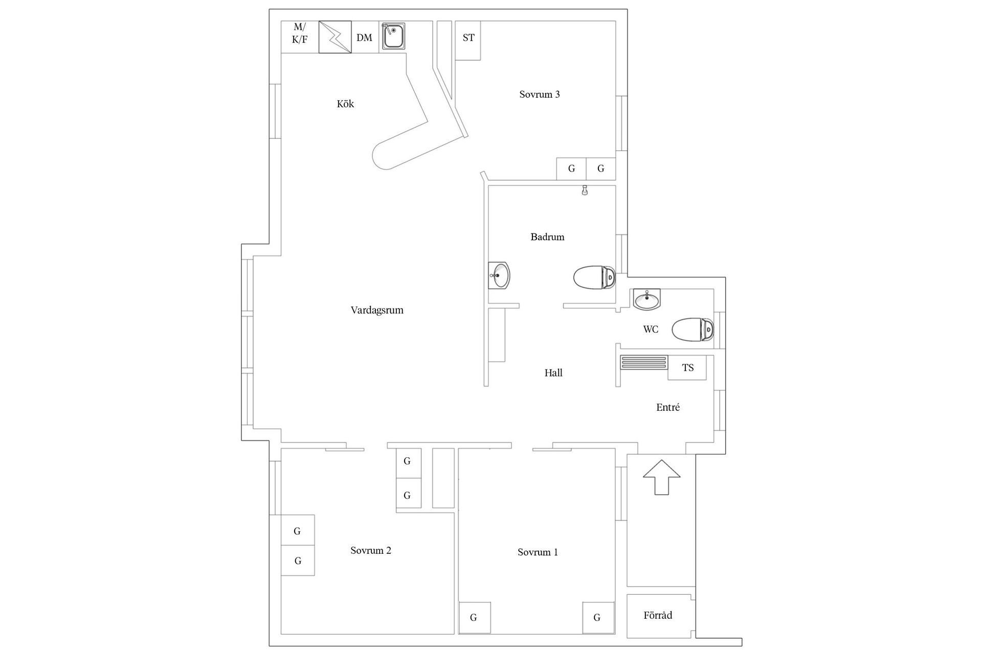 Bostadsrätt, Fjällbyvägen 22, lgh 208, Åre By, Åre