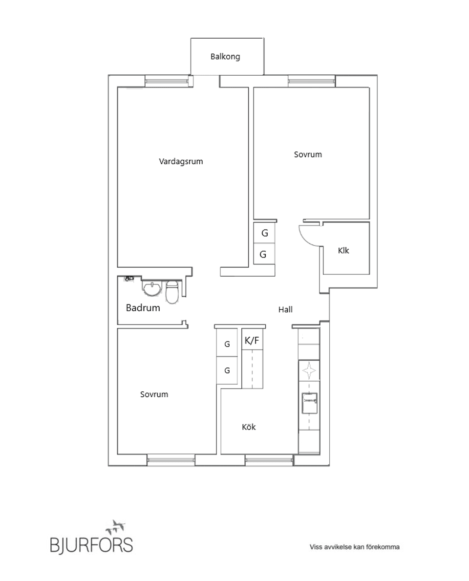 Bostadsrätt, Kaptensgatan 23A, Skellefteå