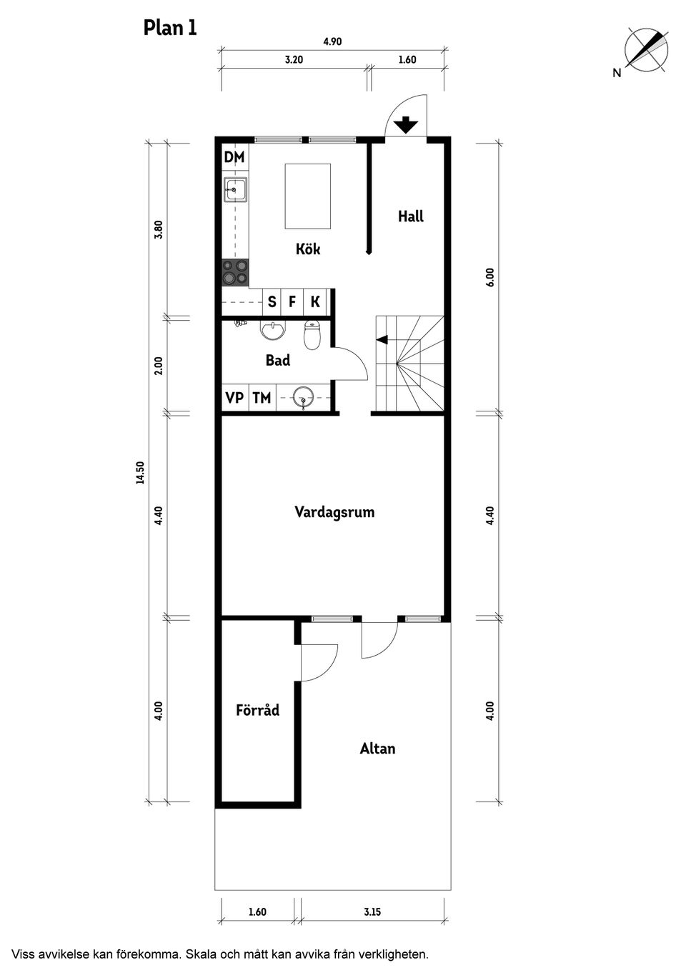 Radhus, Ullas Lyckas Väg 65, Kållered, Mölndal