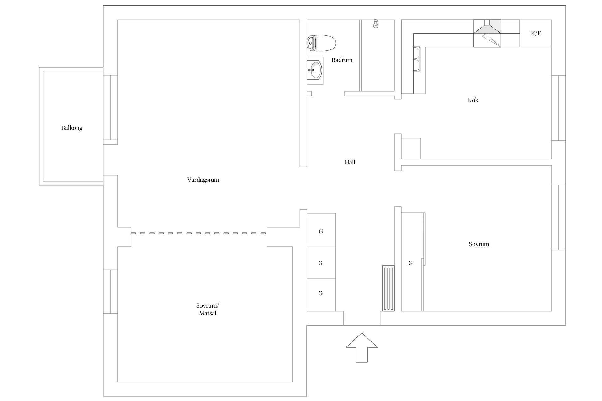Bostadsrätt, Huldregatan 21A, Sjöbo, Borås