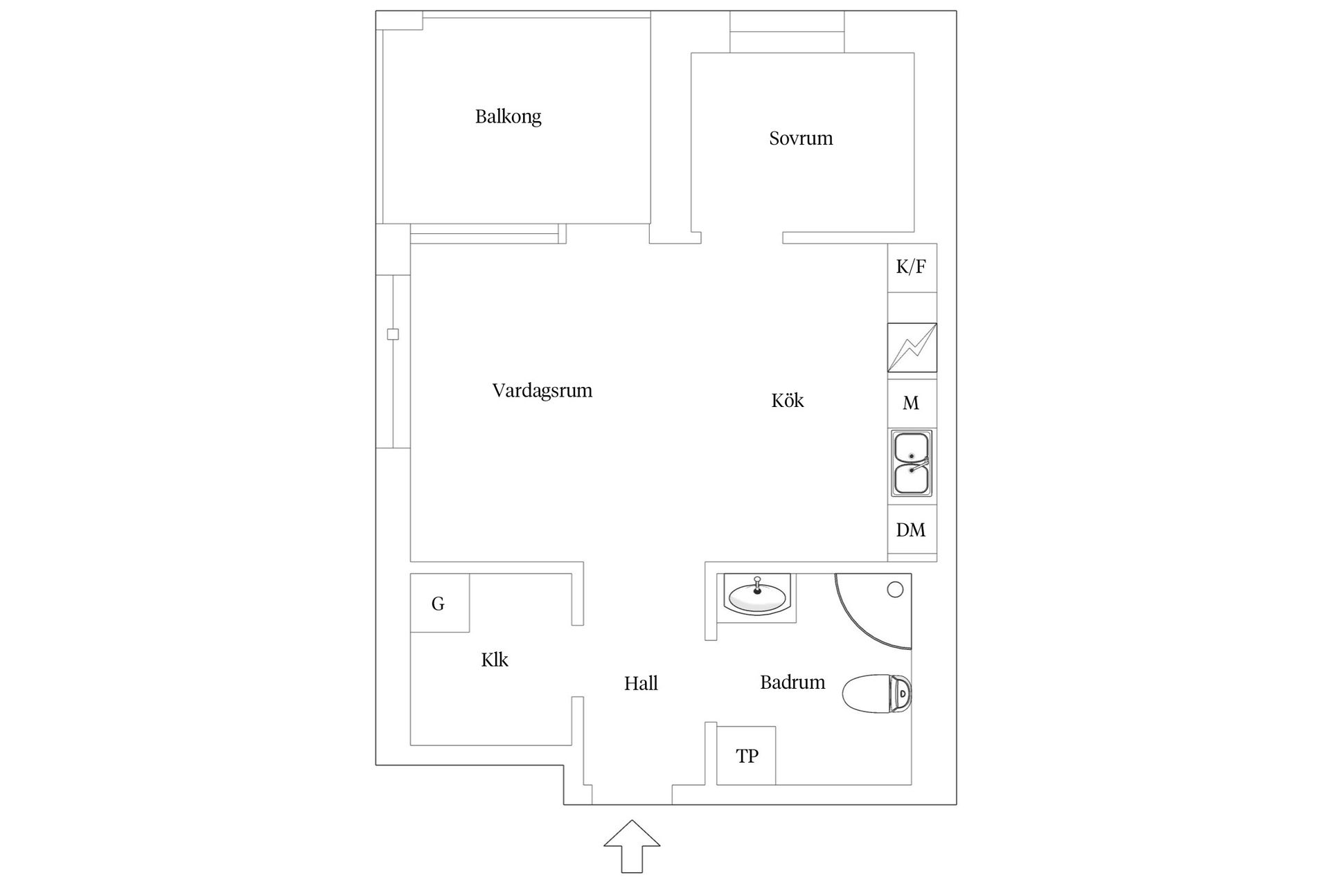 Bostadsrätt, Stensbergsvägen 54A, Södra området, Kalmar