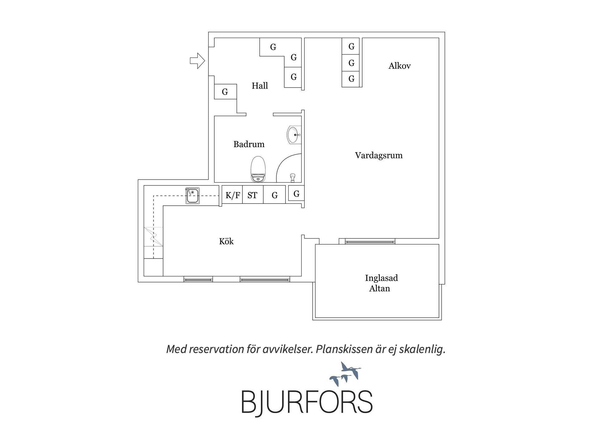 Bostadsrätt, Johan Enbergs väg 34, Västra Skogen, Solna