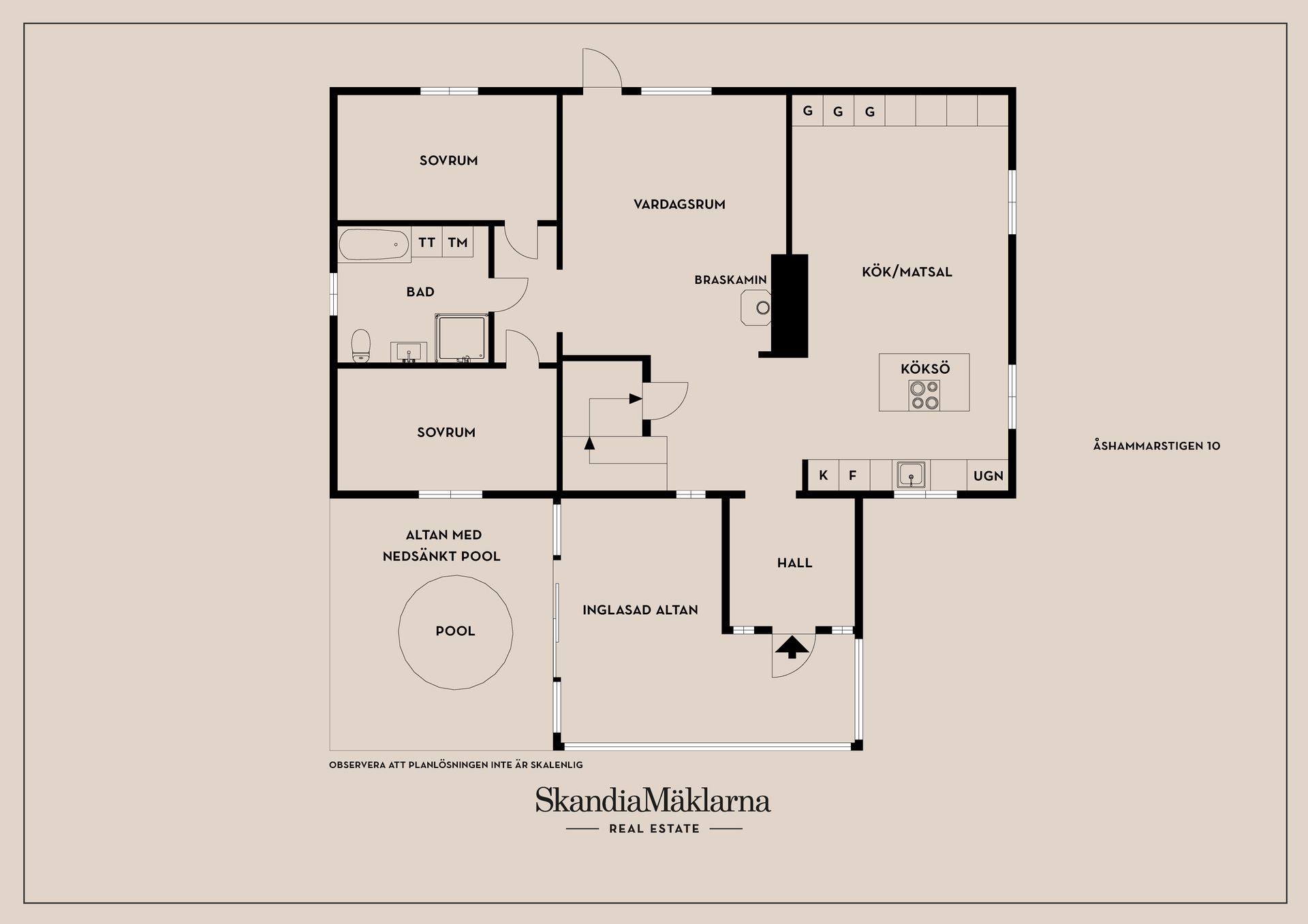 Villa, Åshammarstigen 10, Grums
