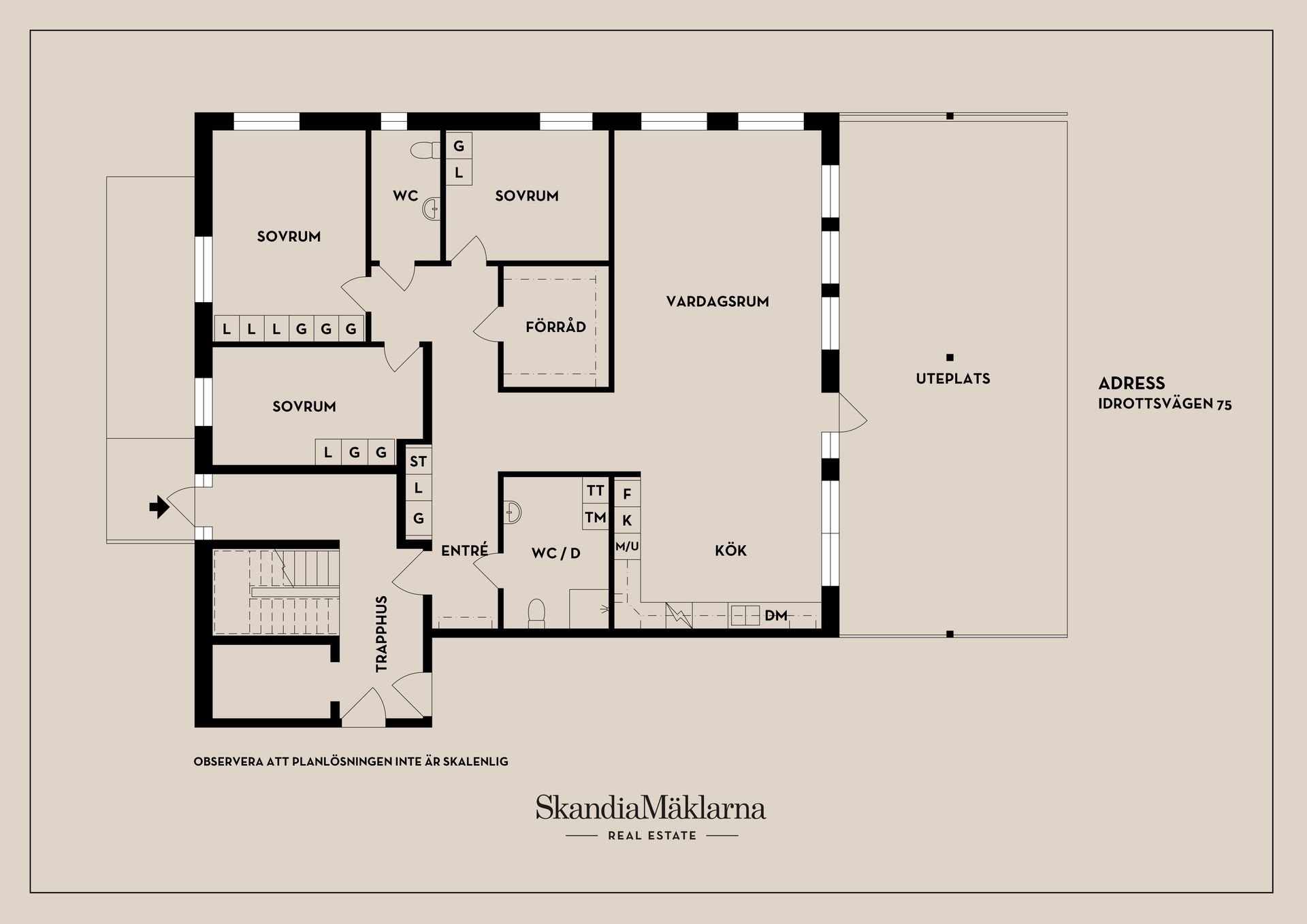 Bostadsrätt, Idrottsvägen 75, Brandholmen/Strandängen, Nyköping