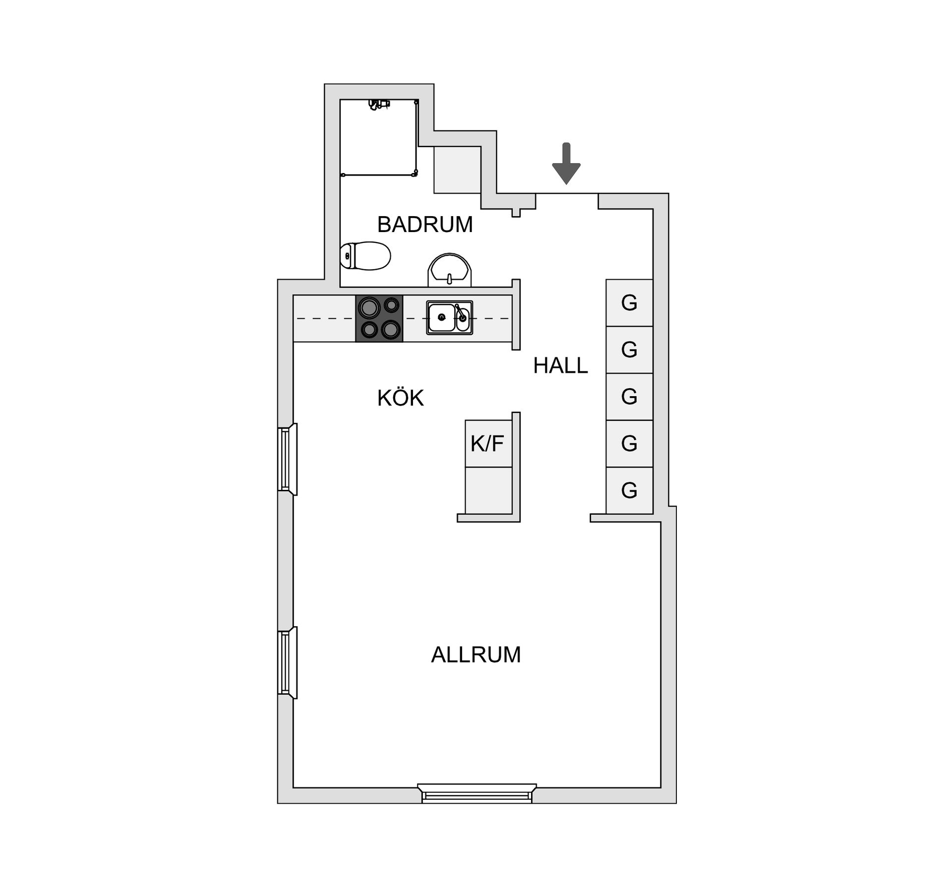 Bostadsrätt, Rådhusgatan 131, Söder, Östersund
