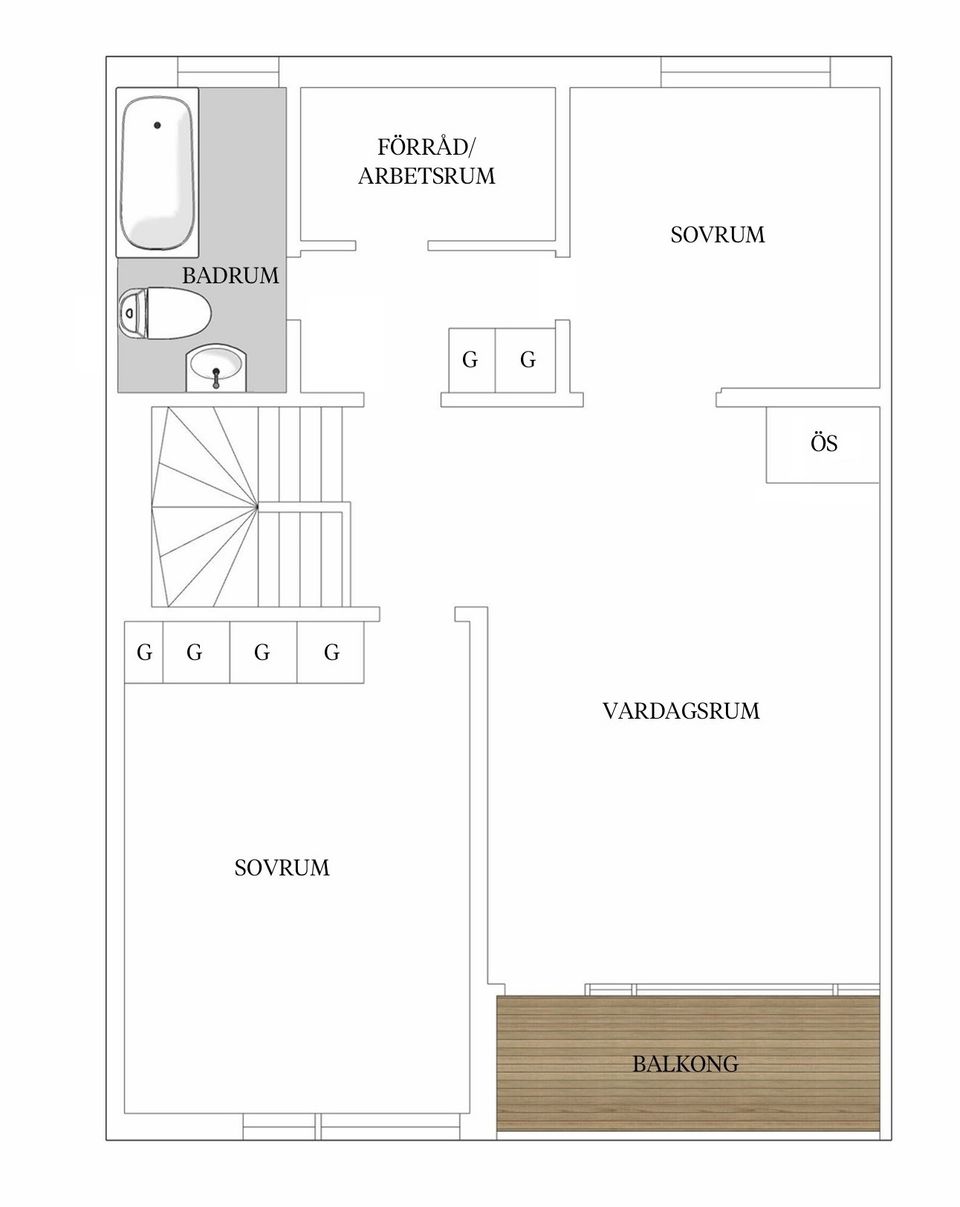 Bostadsrätt, Radhus, Riksrådsvägen 35, Bagarmossen, Stockholm