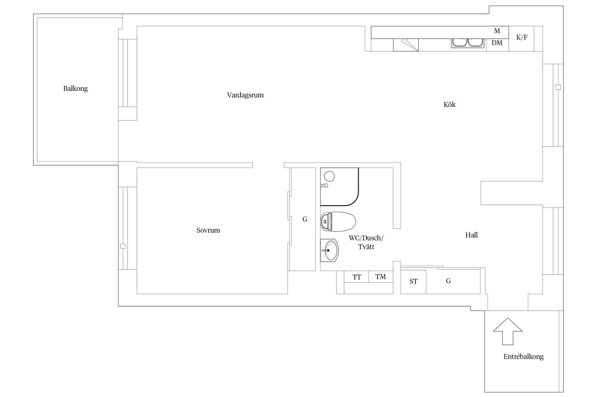 Bostadsrätt, Oskarshallsgatan 3, Skeppsbron, Jönköping