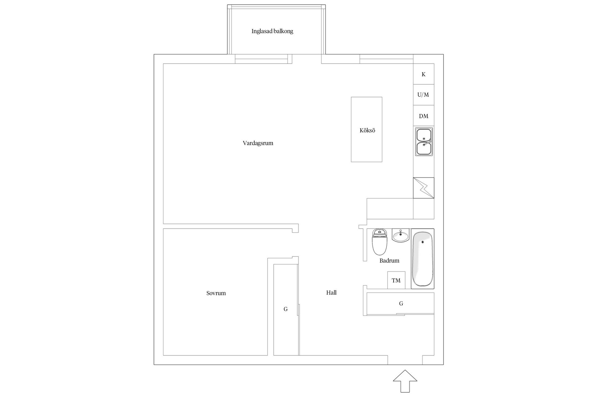 Bostadsrätt, Klenavägen 3, Vendelsömalm, Haninge