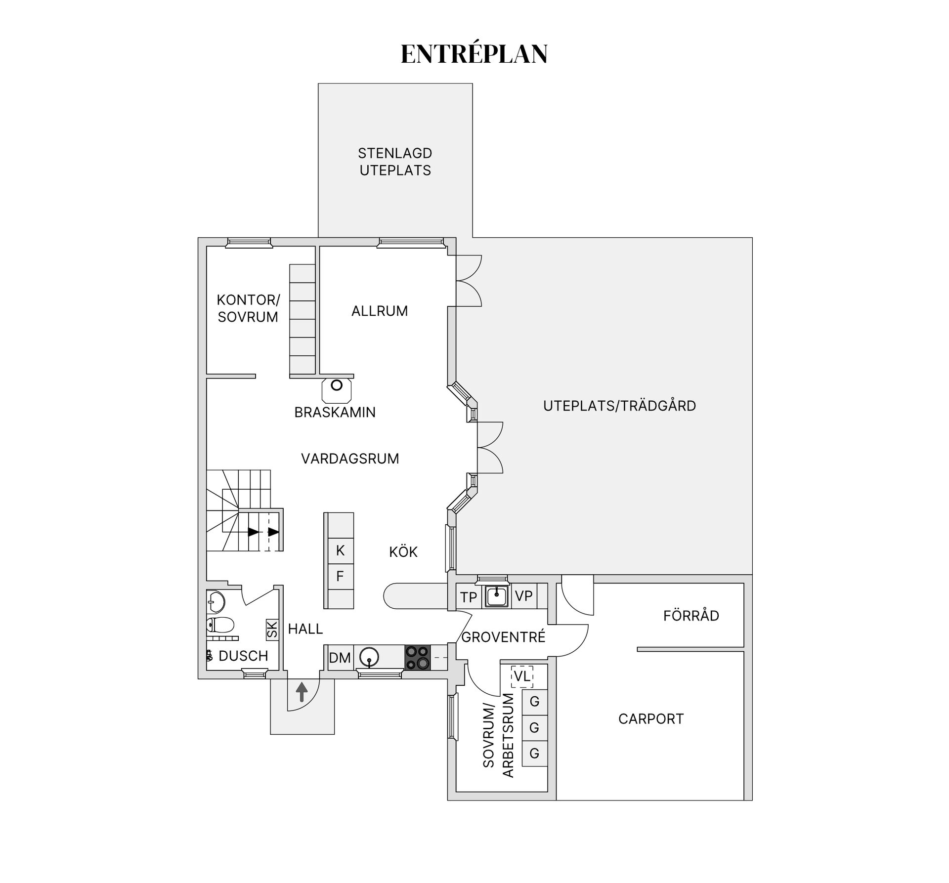 Villa, Oxenstiernas väg 5, Gustavsberg Farsta Slottsvik, Värmdö