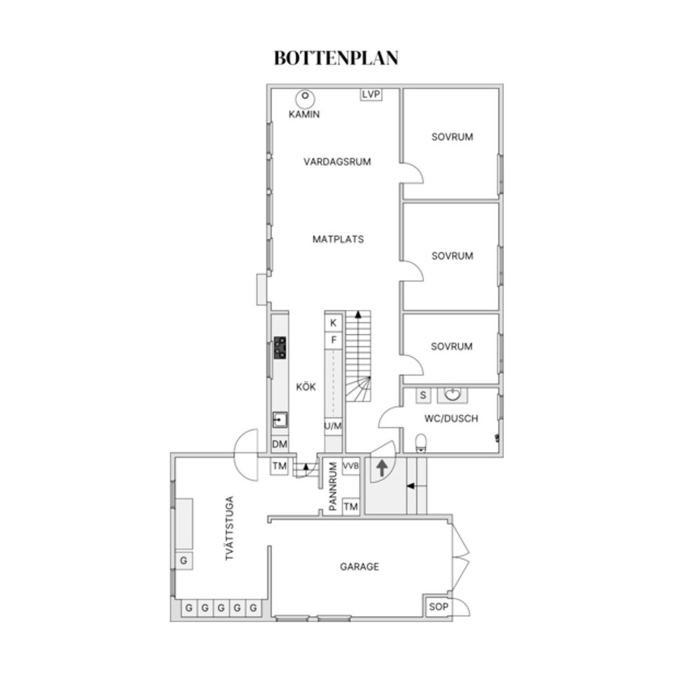 Villa, Trumpetstigen 5, Folkets Park, Gällivare