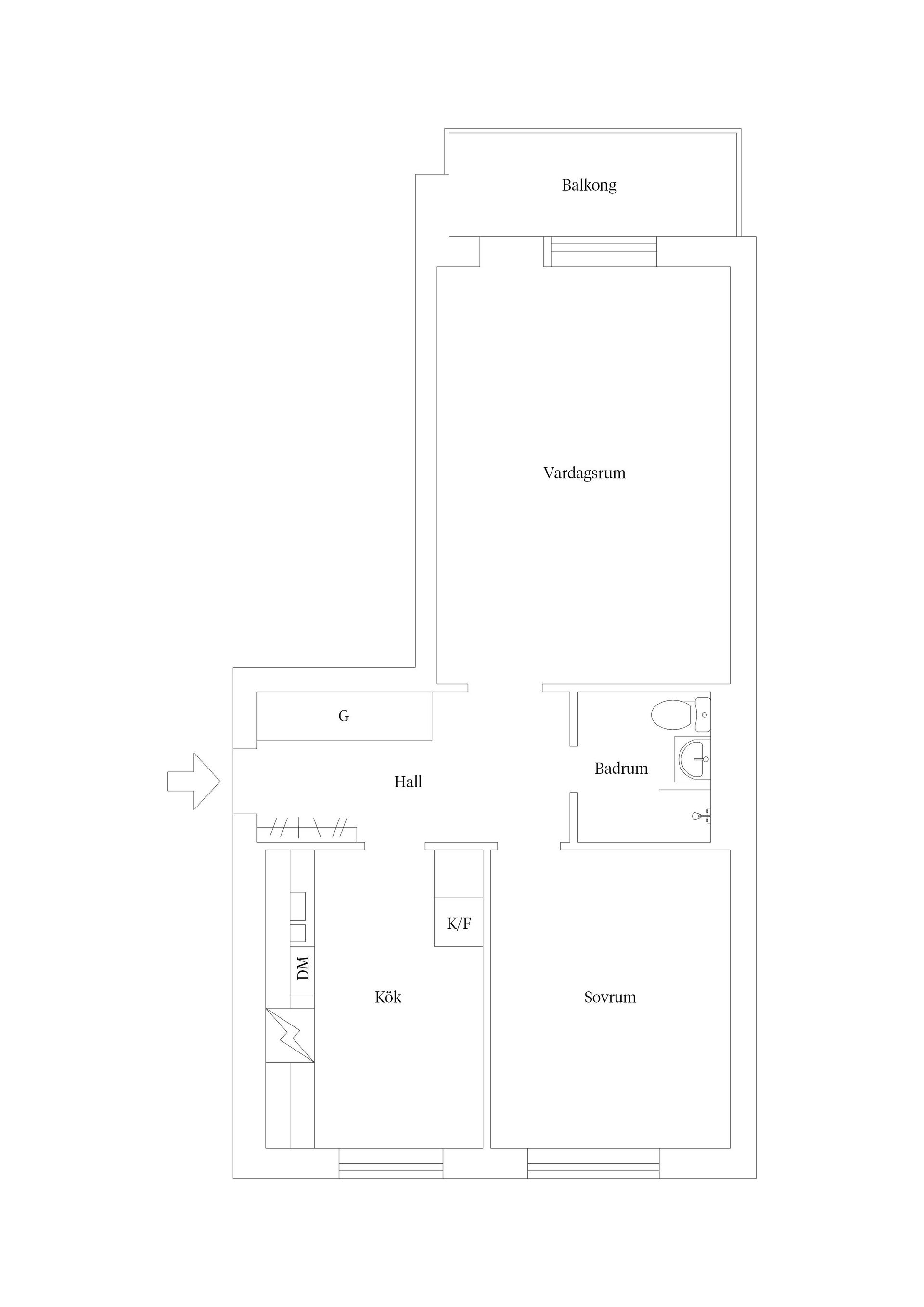 Bostadsrätt, Högalidsgatan 18, Skönsberg, Sundsvall