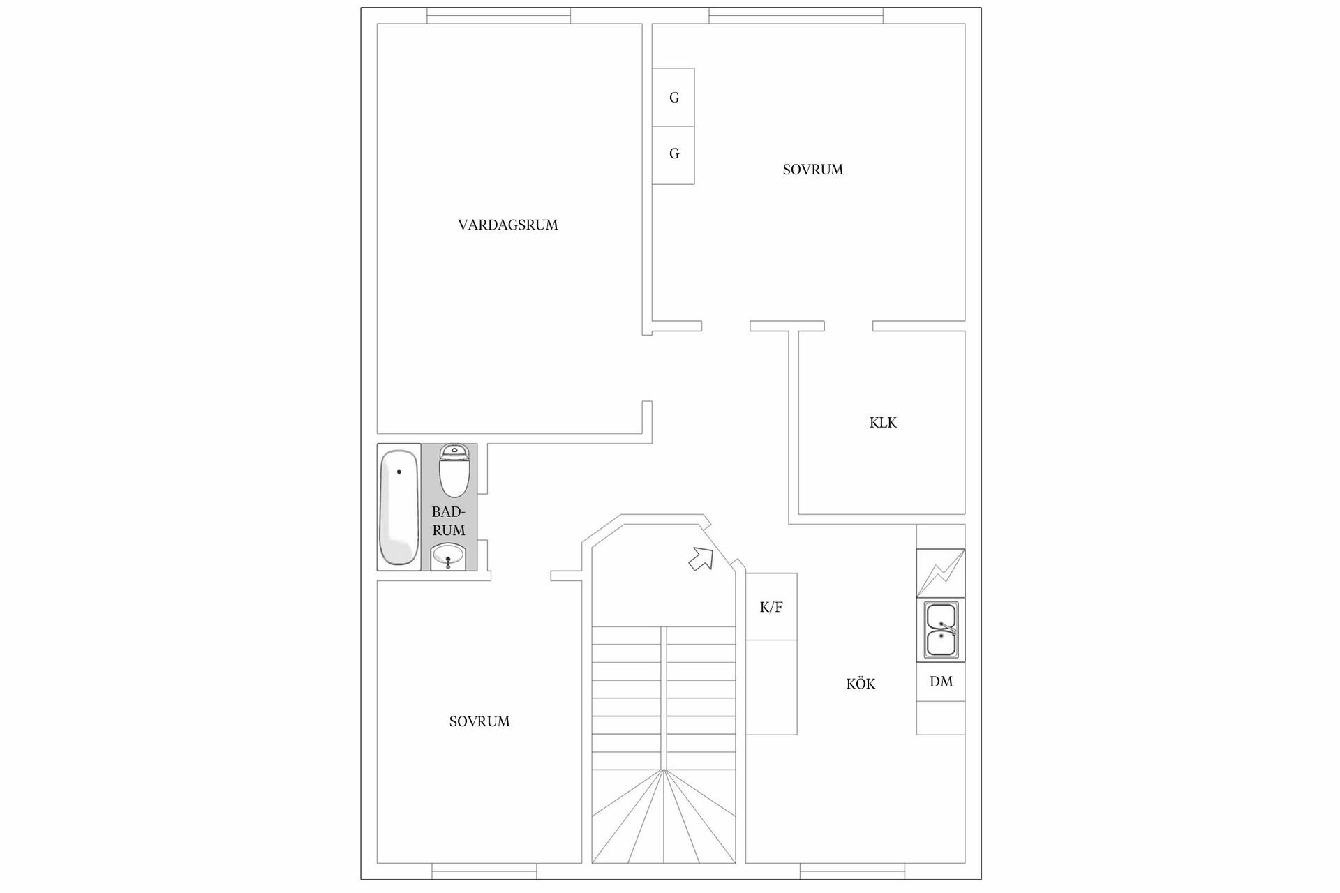 Bostadsrätt, Ekedalsgatan 3C, Majorna, Göteborg