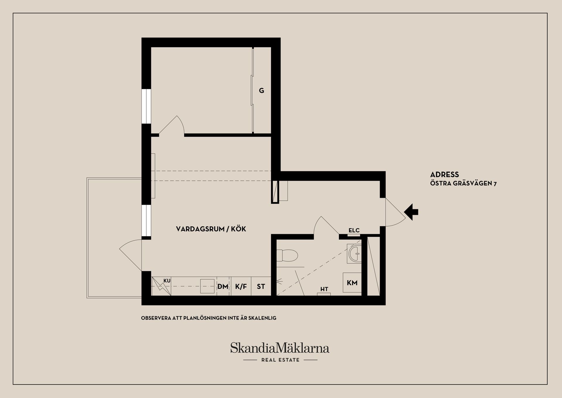 Bostadsrätt, Östra Gräsvägen 7, Ektorp, Nacka