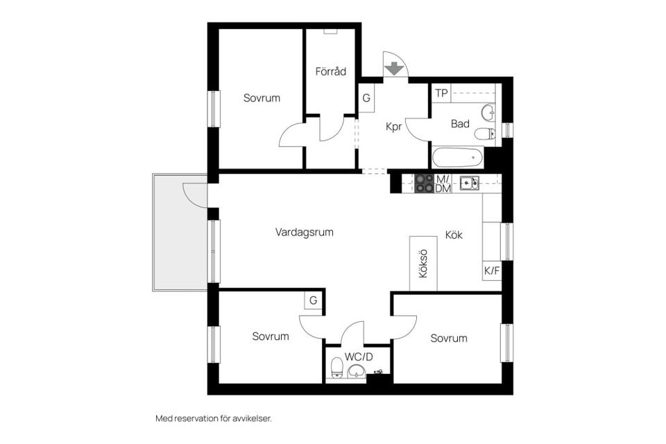 Bostadsrätt, Eksätravägen 134, Tomtebo/Södra Gottsunda, Uppsala