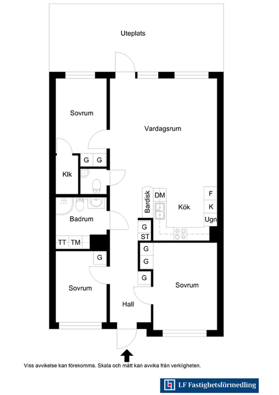 Bostadsrätt, Panelgatan 32, Oxie, Malmö