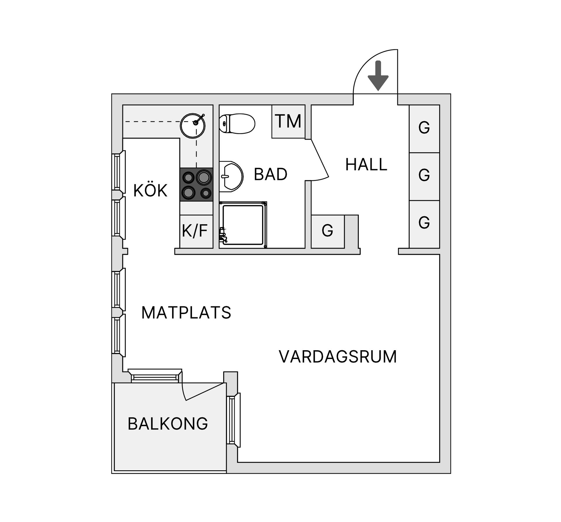 Bostadsrätt, Odensalagatan 65B, Östersund