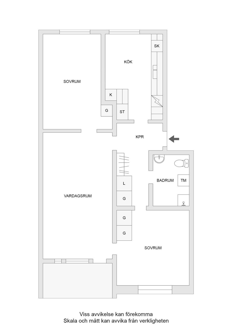 Bostadsrätt, Kaserngatan 3, Viksäng, Västerås