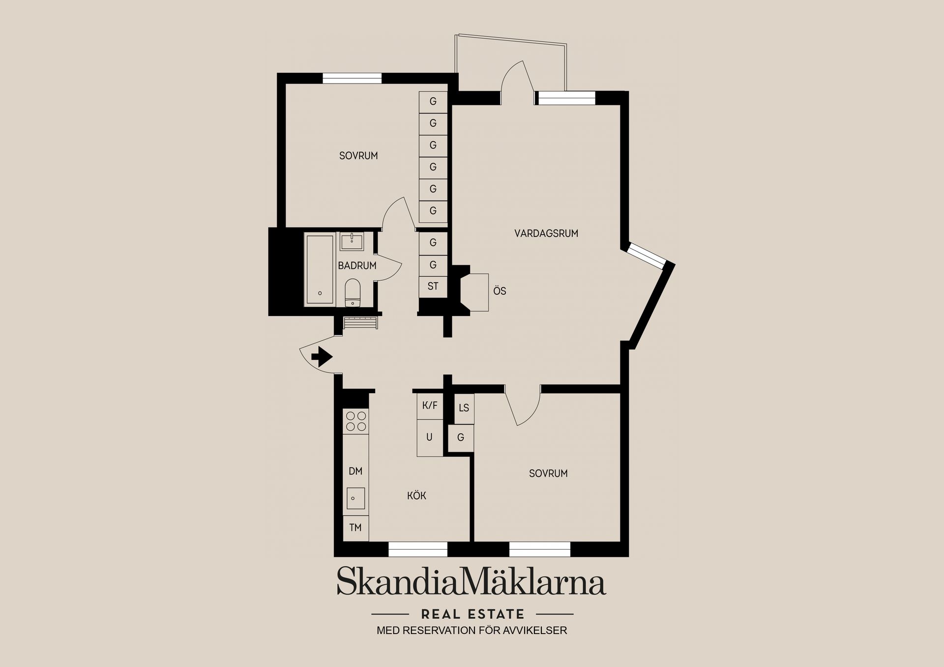 Bostadsrätt, Norbyvägen 69A, Eriksberg/Sommarro, Uppsala
