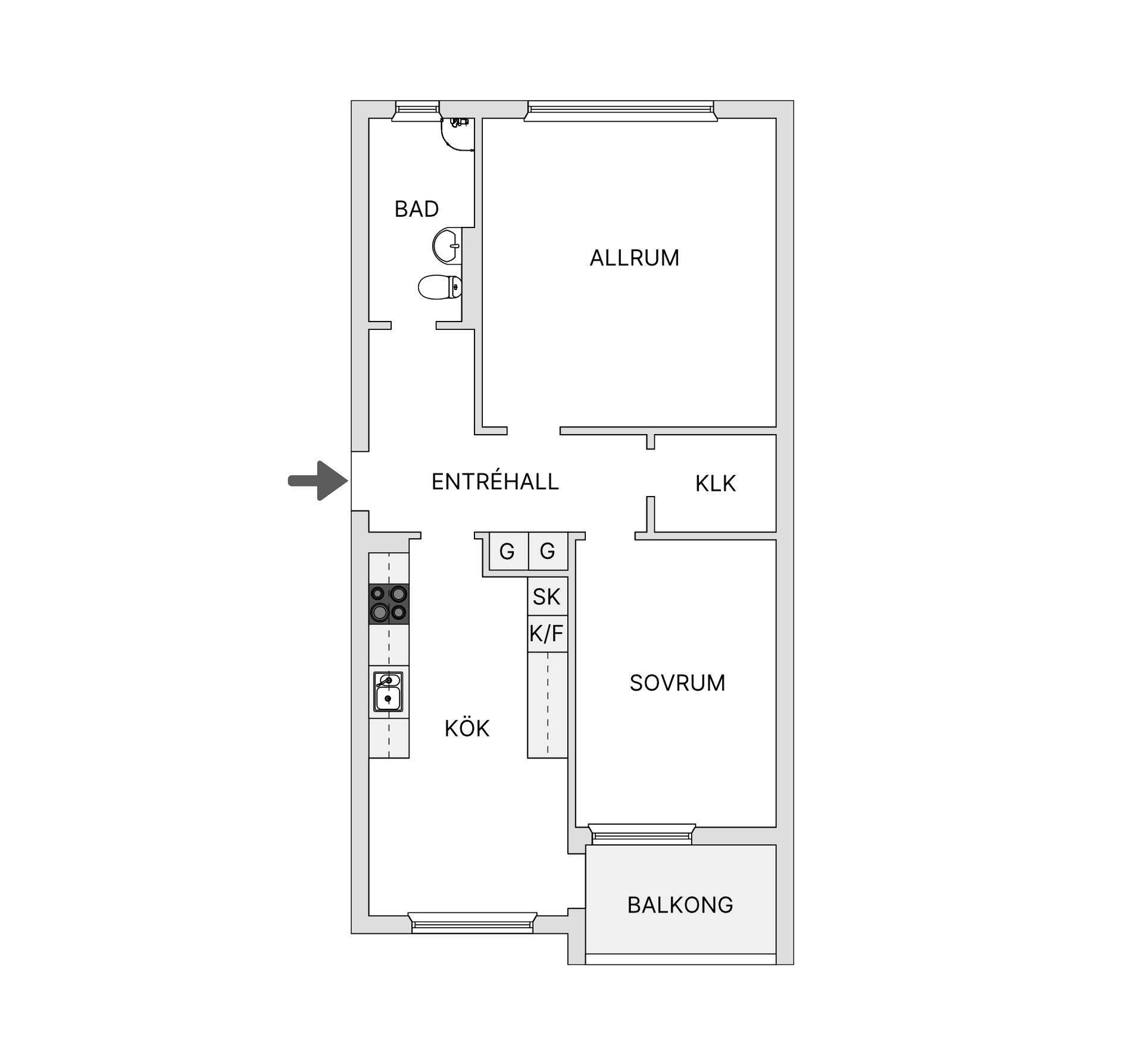 Bostadsrätt, Engelbrektsgatan 3, Värnamo