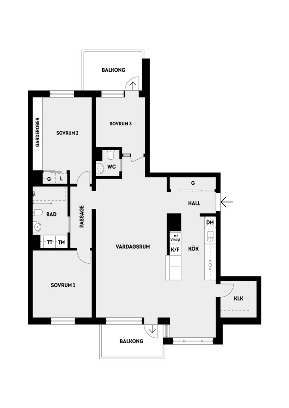 Bostadsrätt, Attundavägen 14, Täby Centrum, Täby