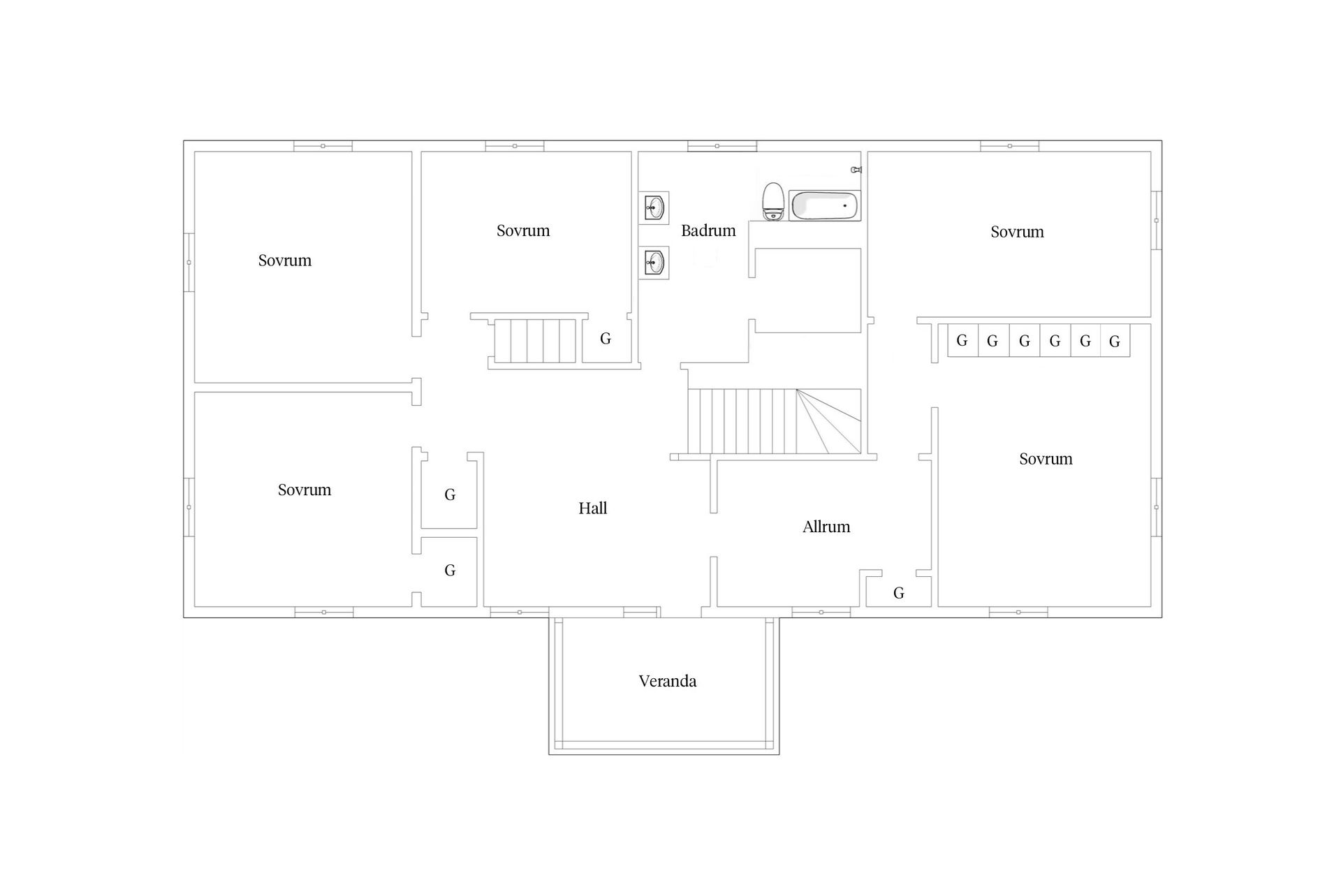 Villa, Lenhovda Gripagården, Lenhovda, Uppvidinge