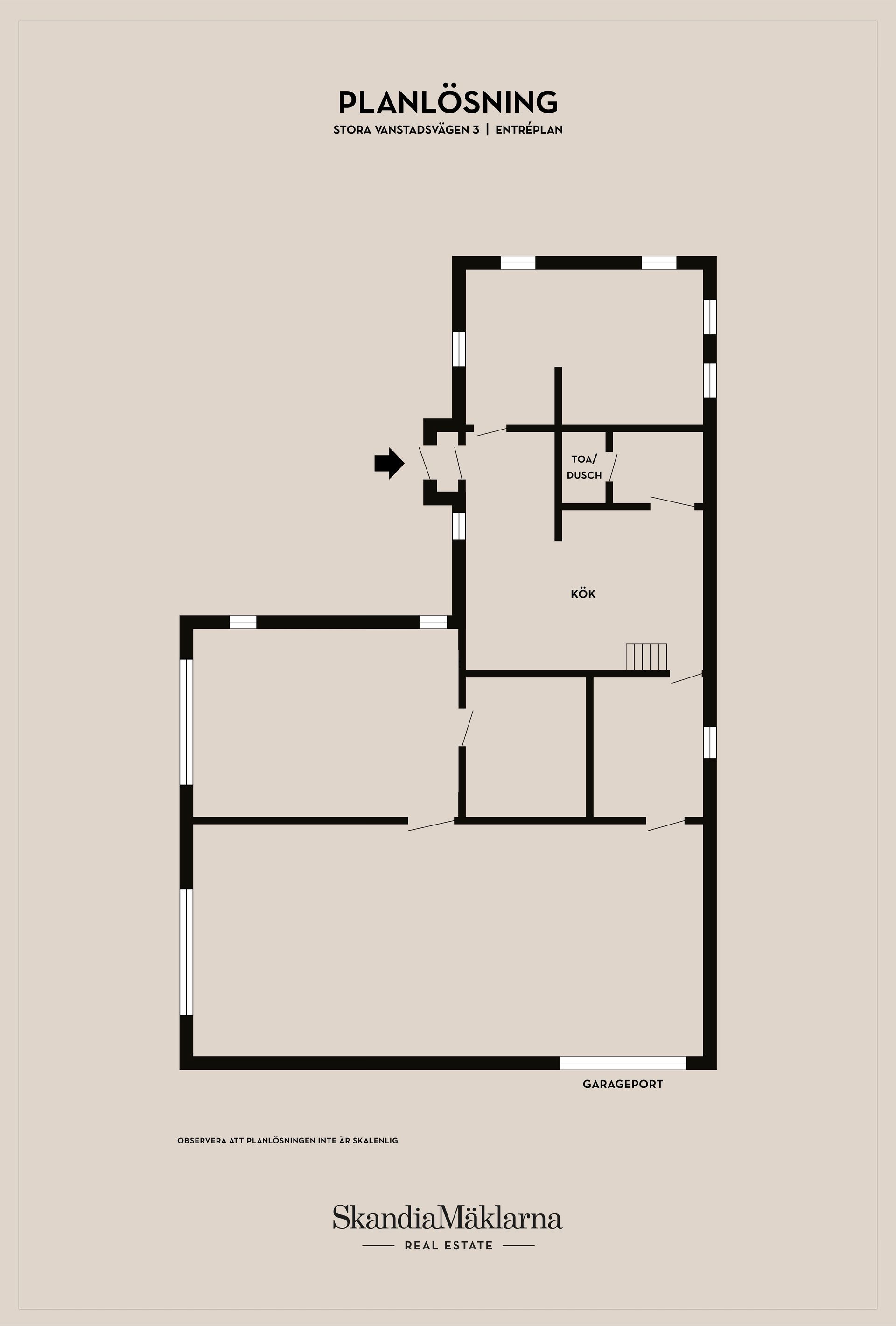 Villa, Stora Vanstadsvägen 3, Anklam, Sjöbo