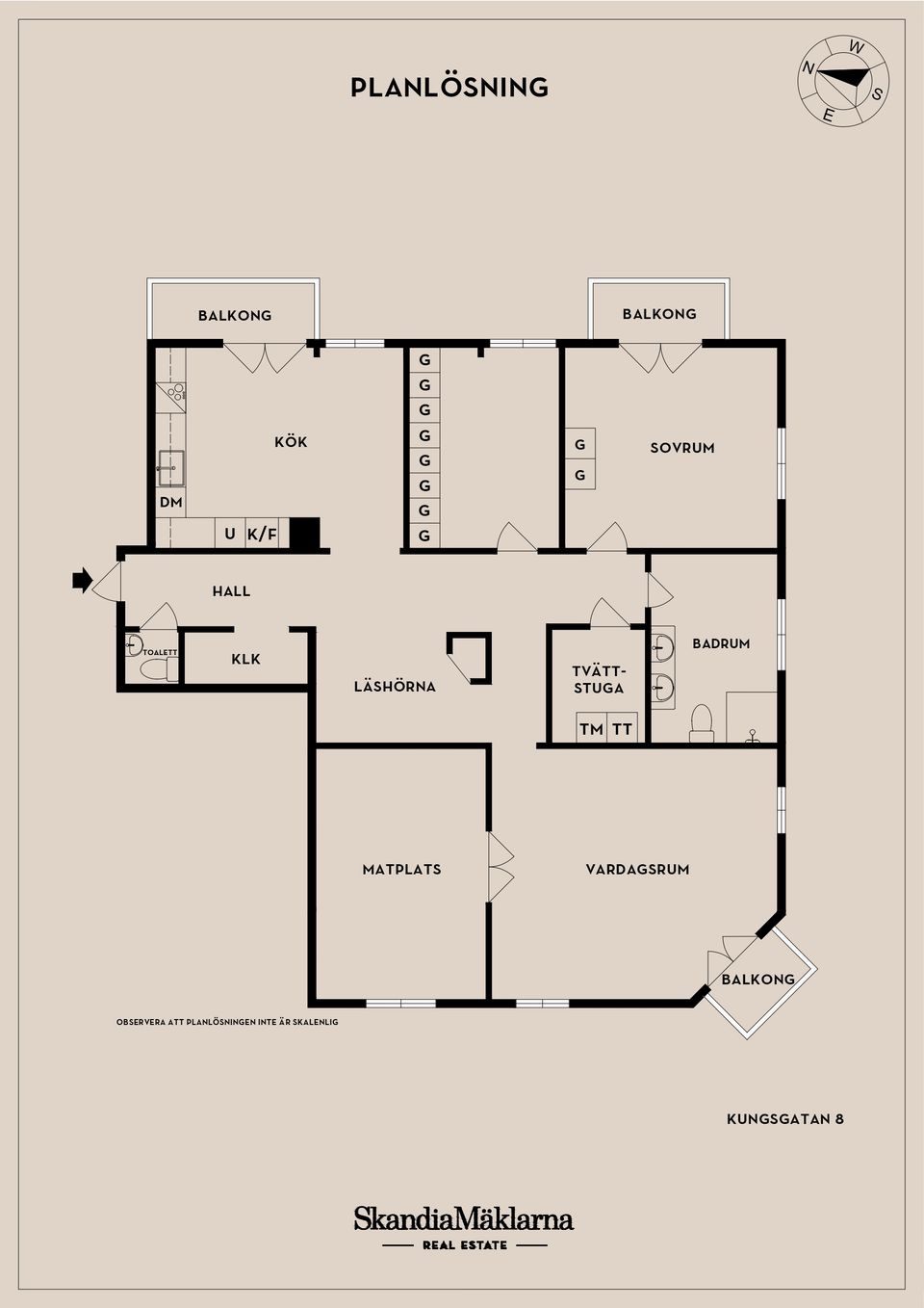 Bostadsrätt, Kungsgatan 8, helsingborg, Centrum, Helsingborg