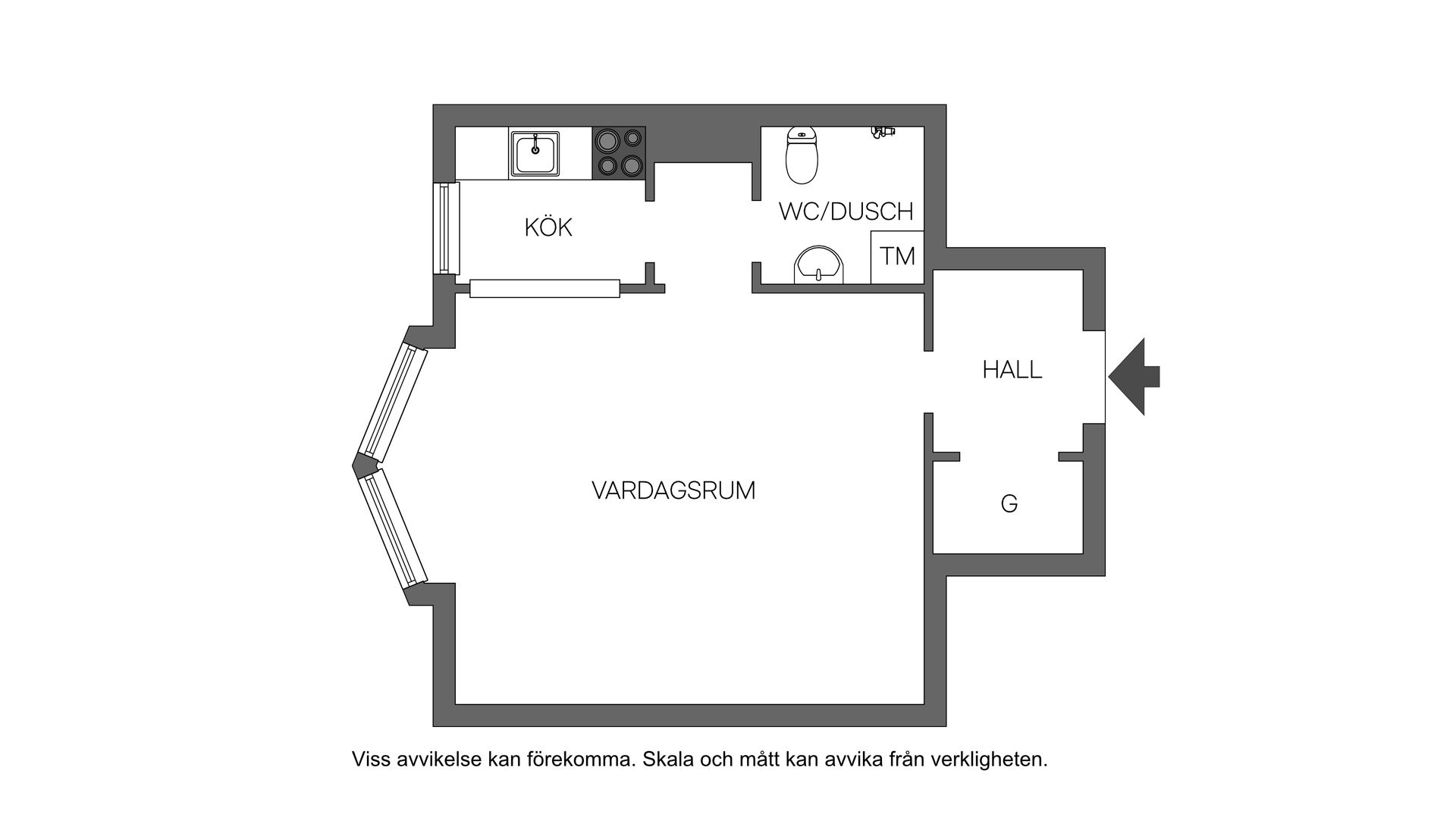 Bostadsrätt, Sveavägen 9C, Sveaplan, Eskilstuna
