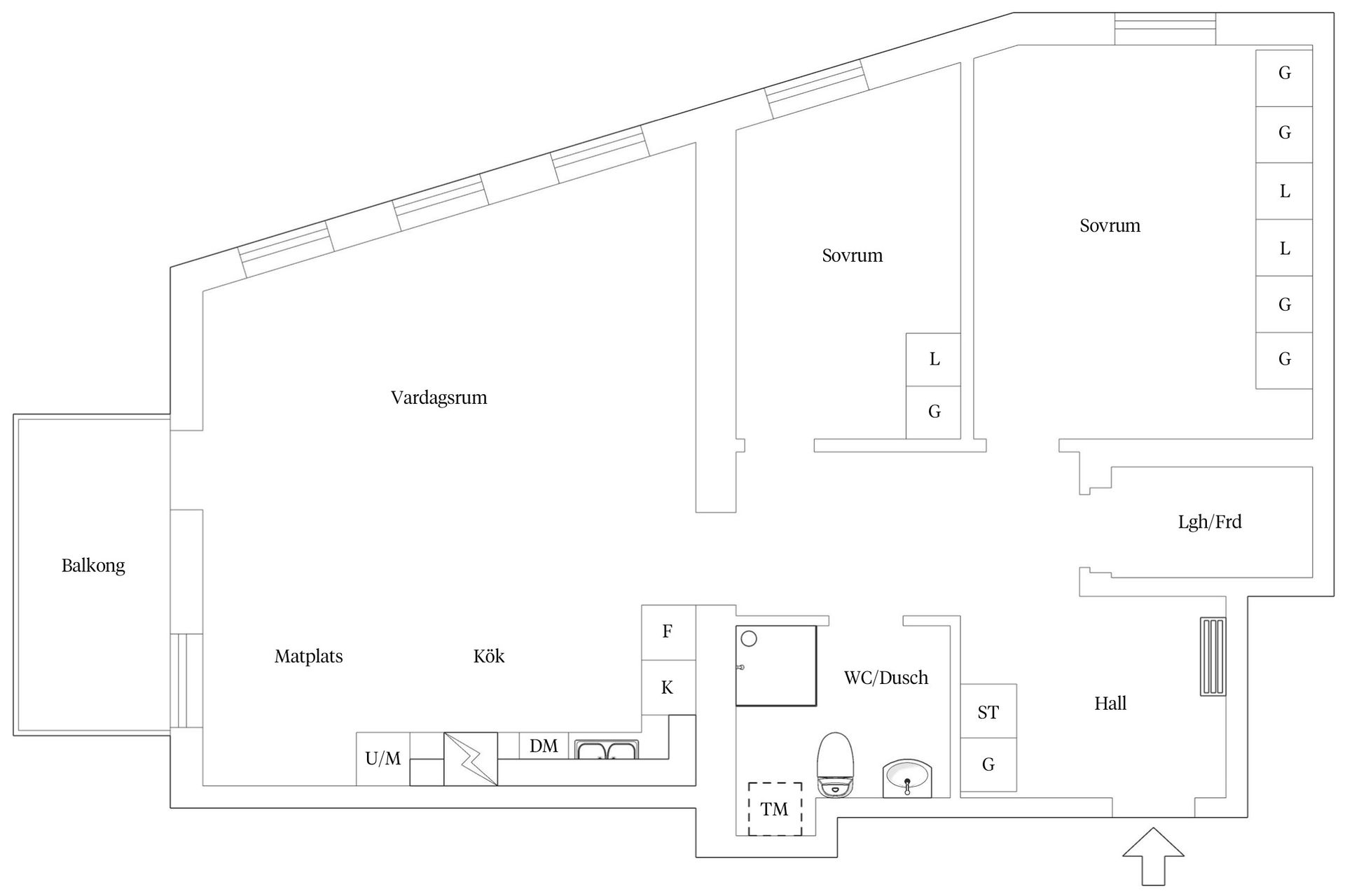 Bostadsrätt, Bjelkegatan 2, Norrmalm, Borås