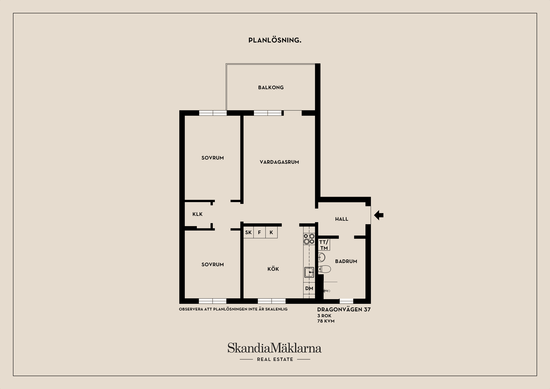 Bostadsrätt, Dragonvägen 37, Centrala Väsby, Upplands Väsby