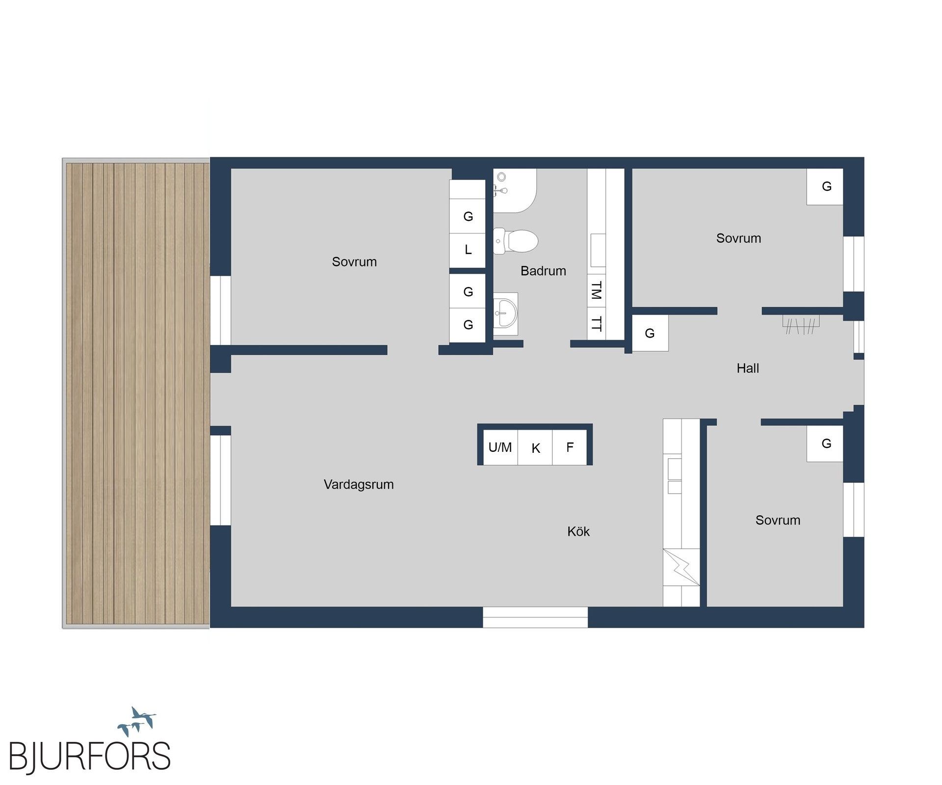 Bostadsrätt, Alice Babs gata 46E, Ljusstaden, Kalmar